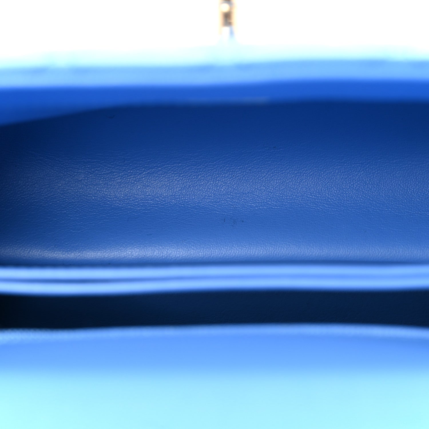 Caviar Quilted Mini Coco Handle Flap Blue — view 5