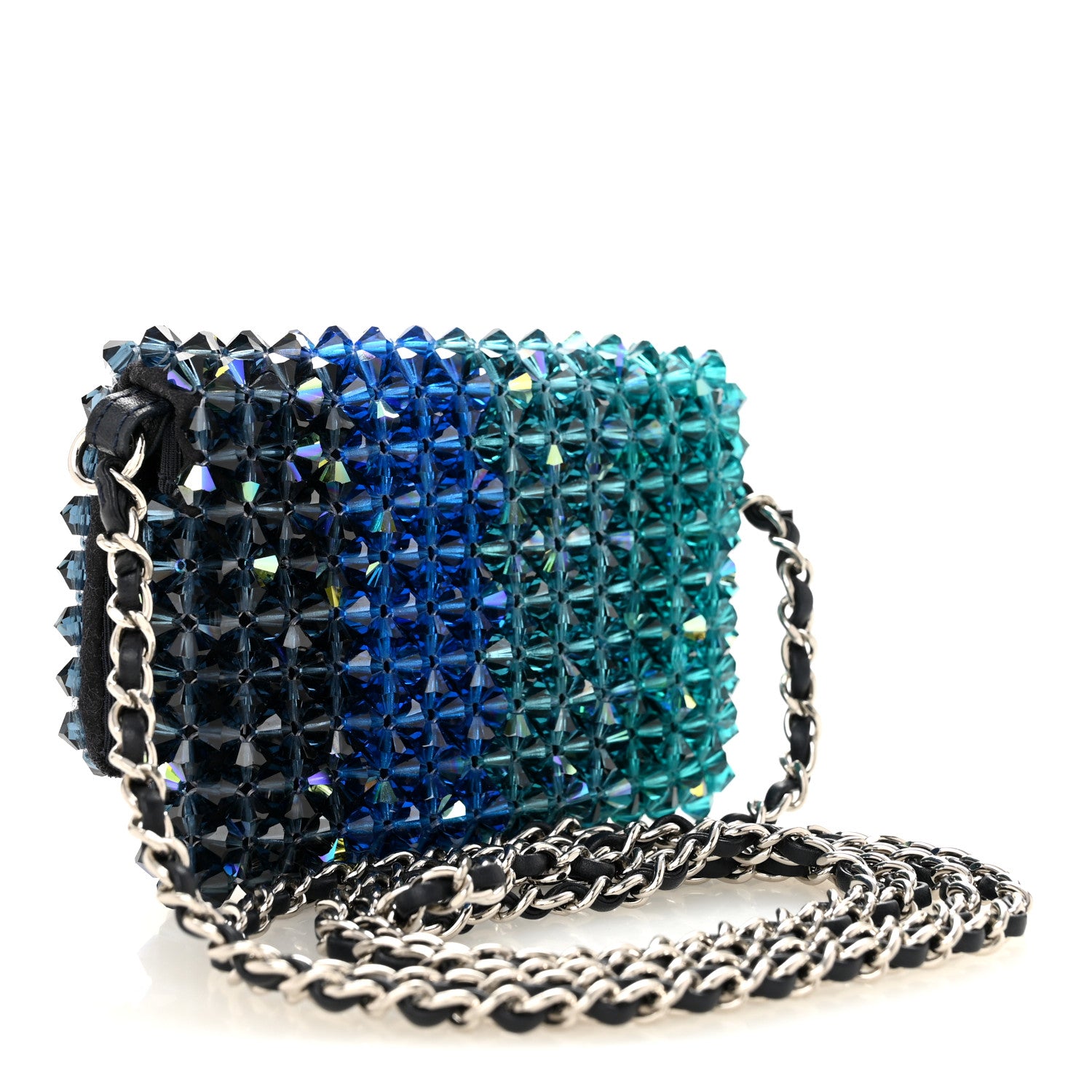 Crystal Mini Flap Blue Green — view 3