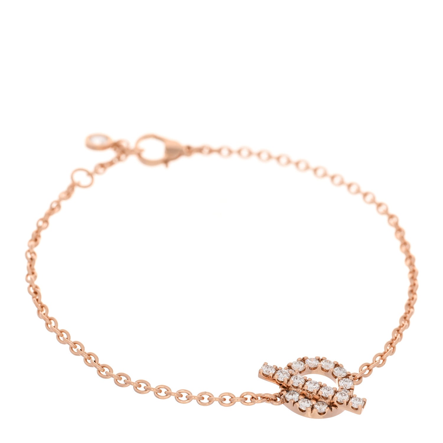 18K Rose Gold Diamond Finesse Bracelet ST