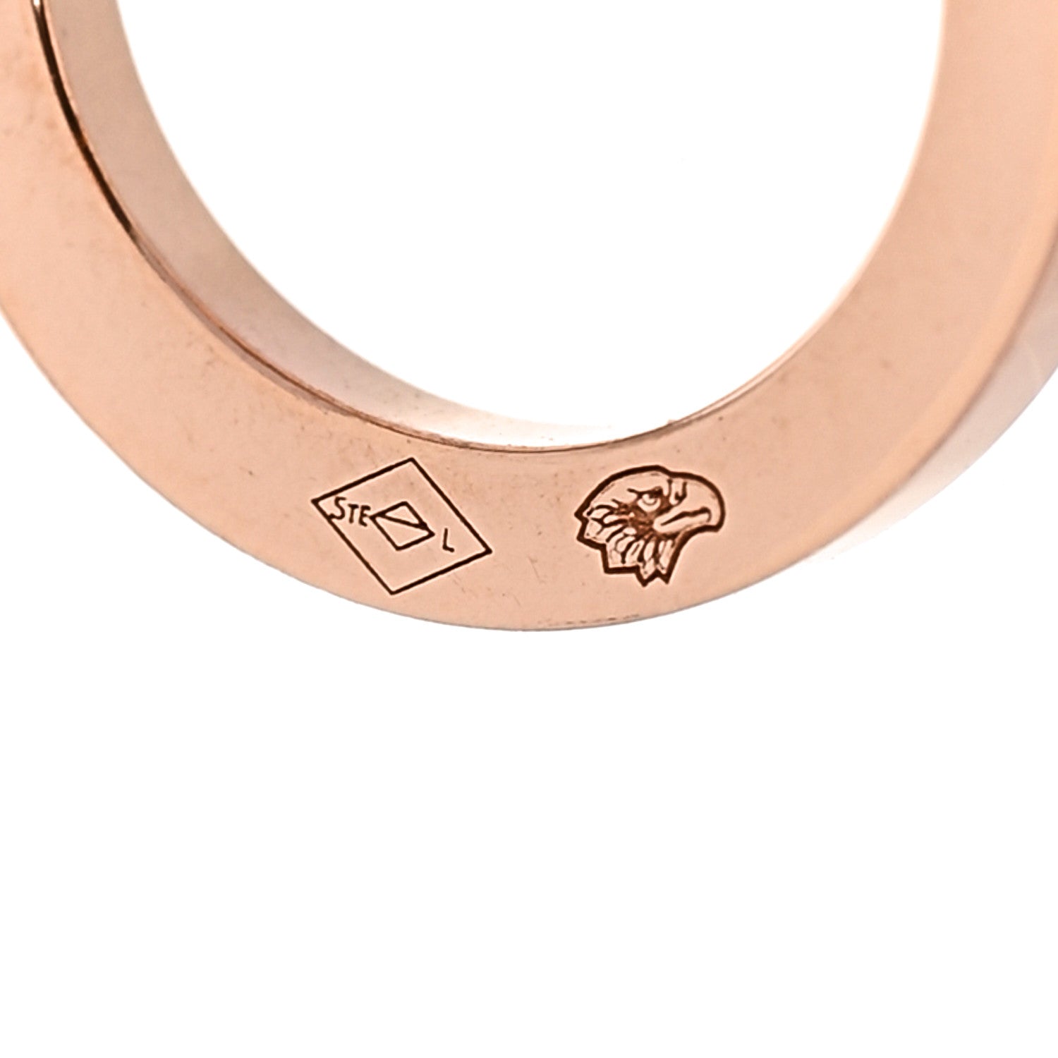 18K Rose Gold White Ceramic Chaine d'Ancre Verso Bracelet SH — view 5