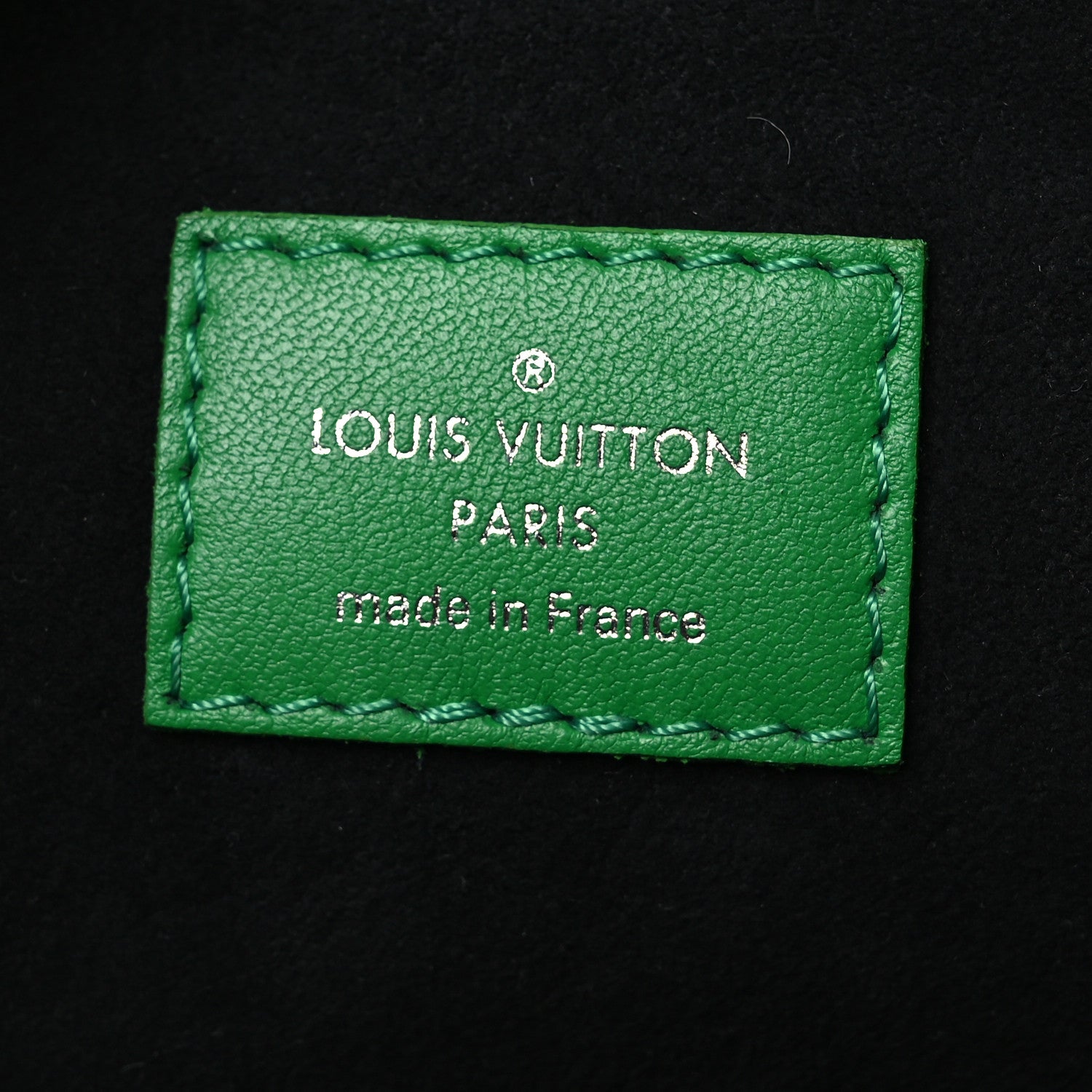 Lambskin Embossed Monogram Coussin PM LV Motion Green — view 5
