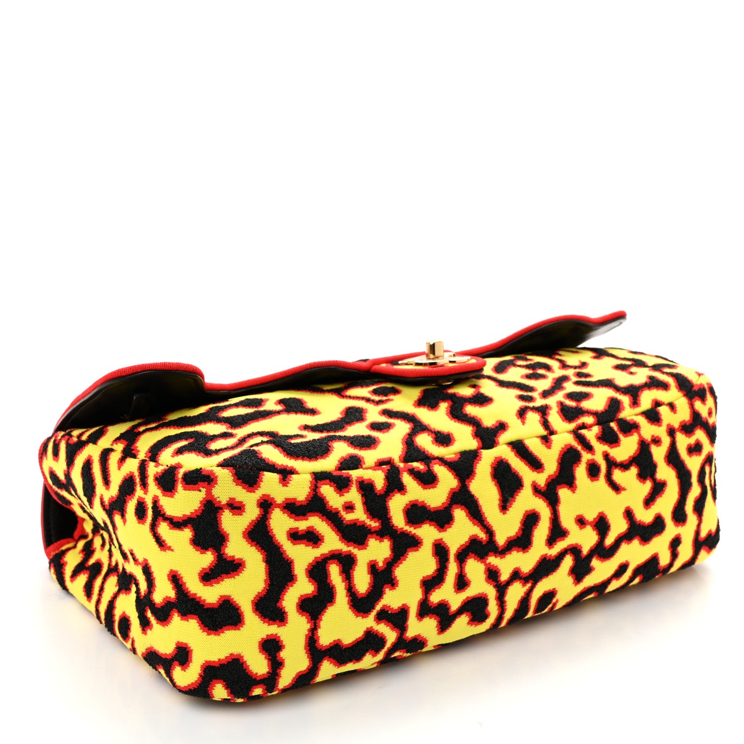Mixed Fibers Magma Maxi Flap Yellow Black Red — view 4