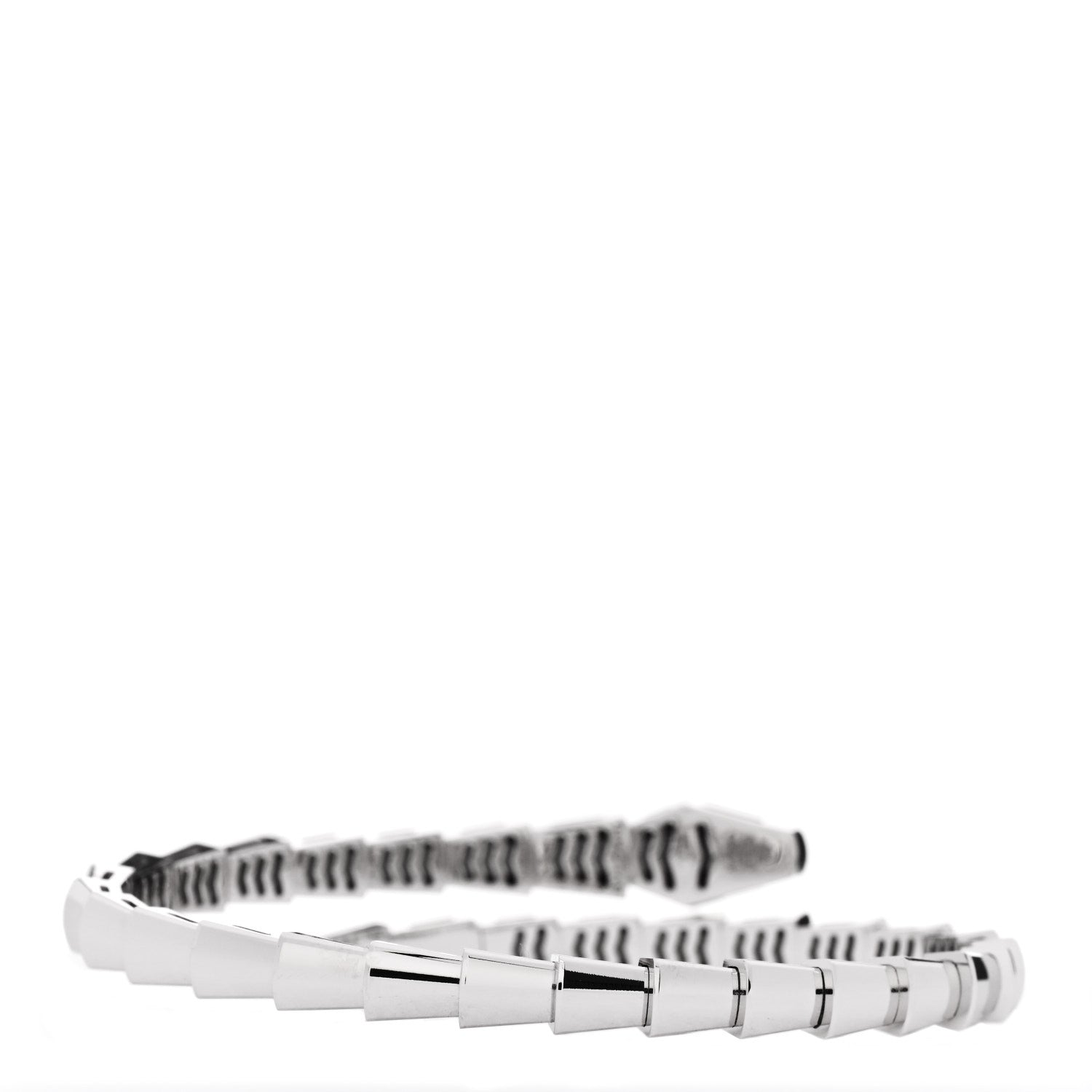 18K White Gold Diamond Serpenti Viper Bracelet 15 — view 2