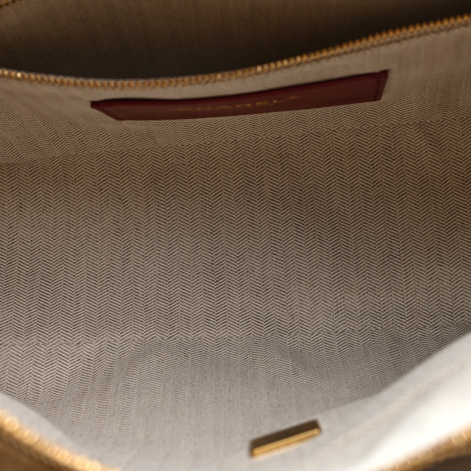 Suede Calfskin Quilted Camerissimo Camera Case Dark Khaki — view 5
