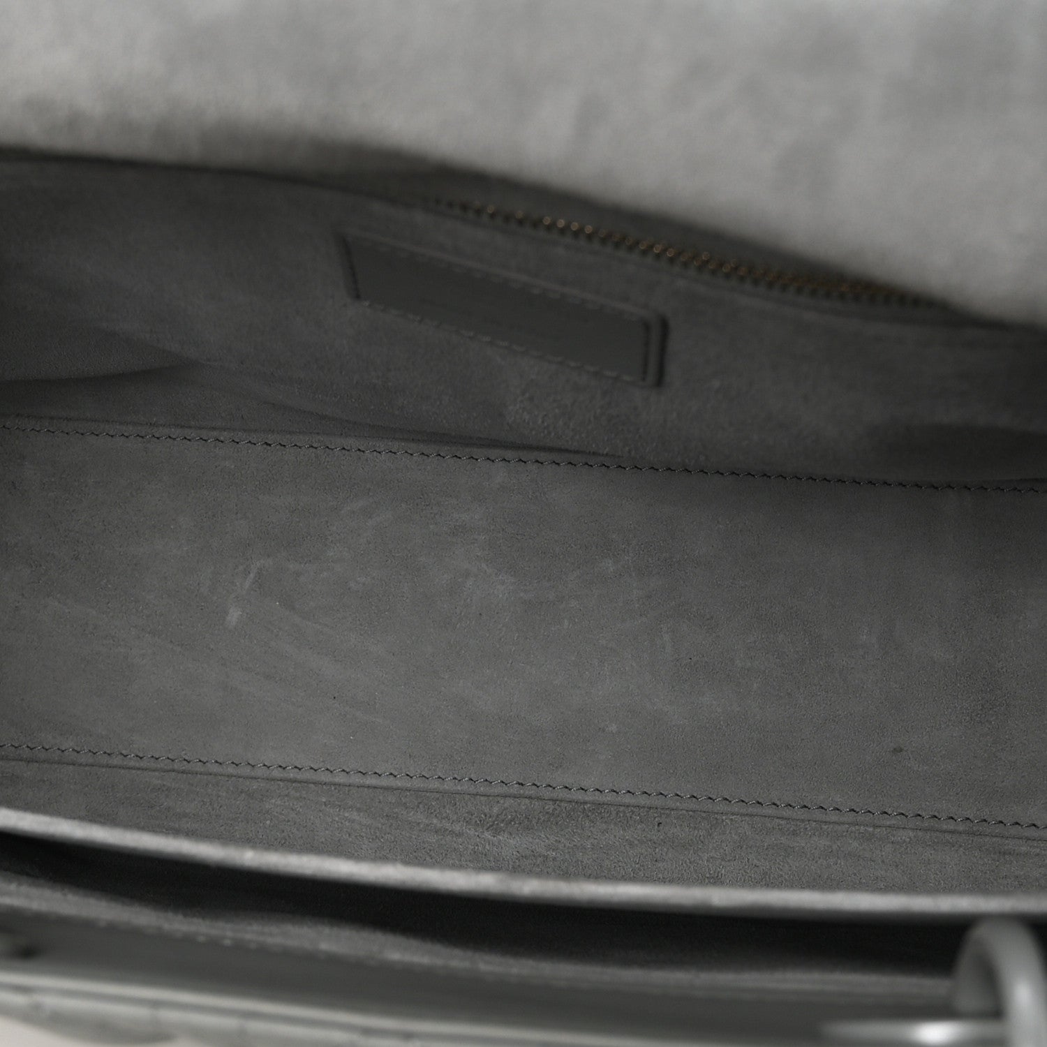 Ultra Matte Calfskin Cannage Large Lady Dior Grey Stone Grey Stone — view 5