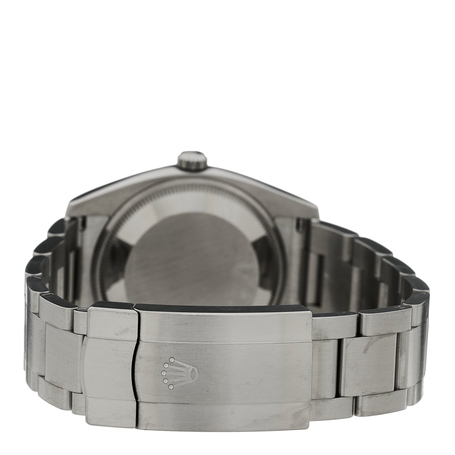 Stainless Steel 34mm Oyster Perpetual Watch Black 114200 — view 3
