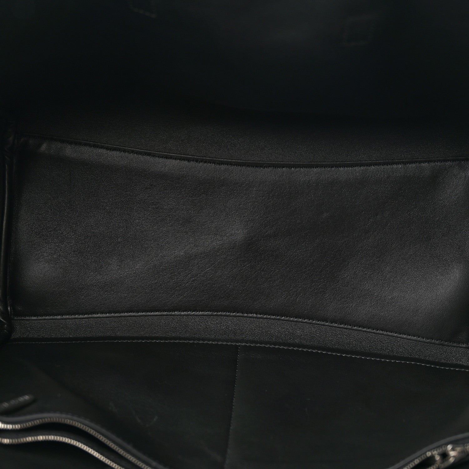 Smooth Calfskin Medium Bel Air Carry All Bag Black — view 5