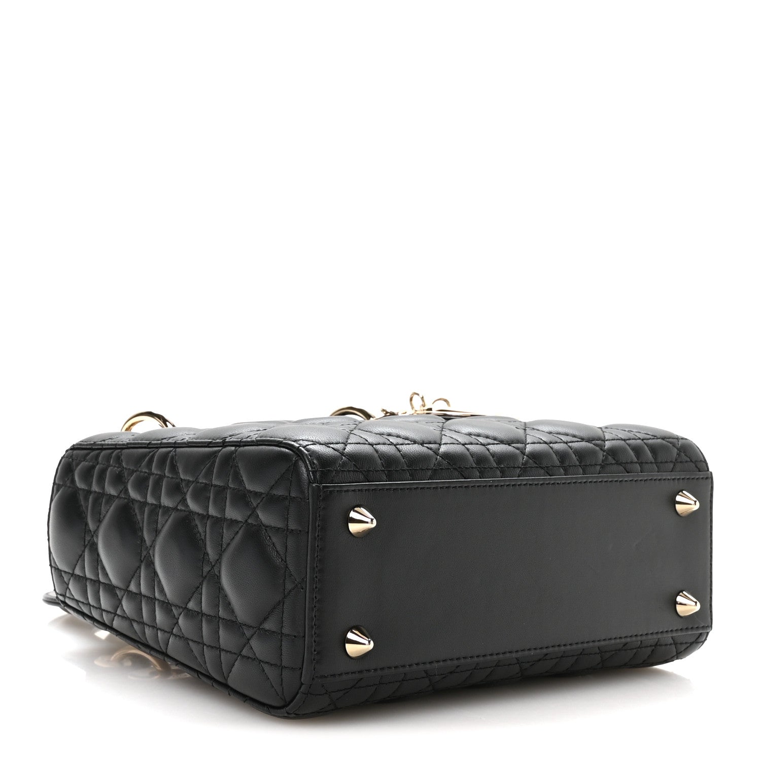 Lambskin Cannage Small My ABCDior Lady Dior Black — view 4
