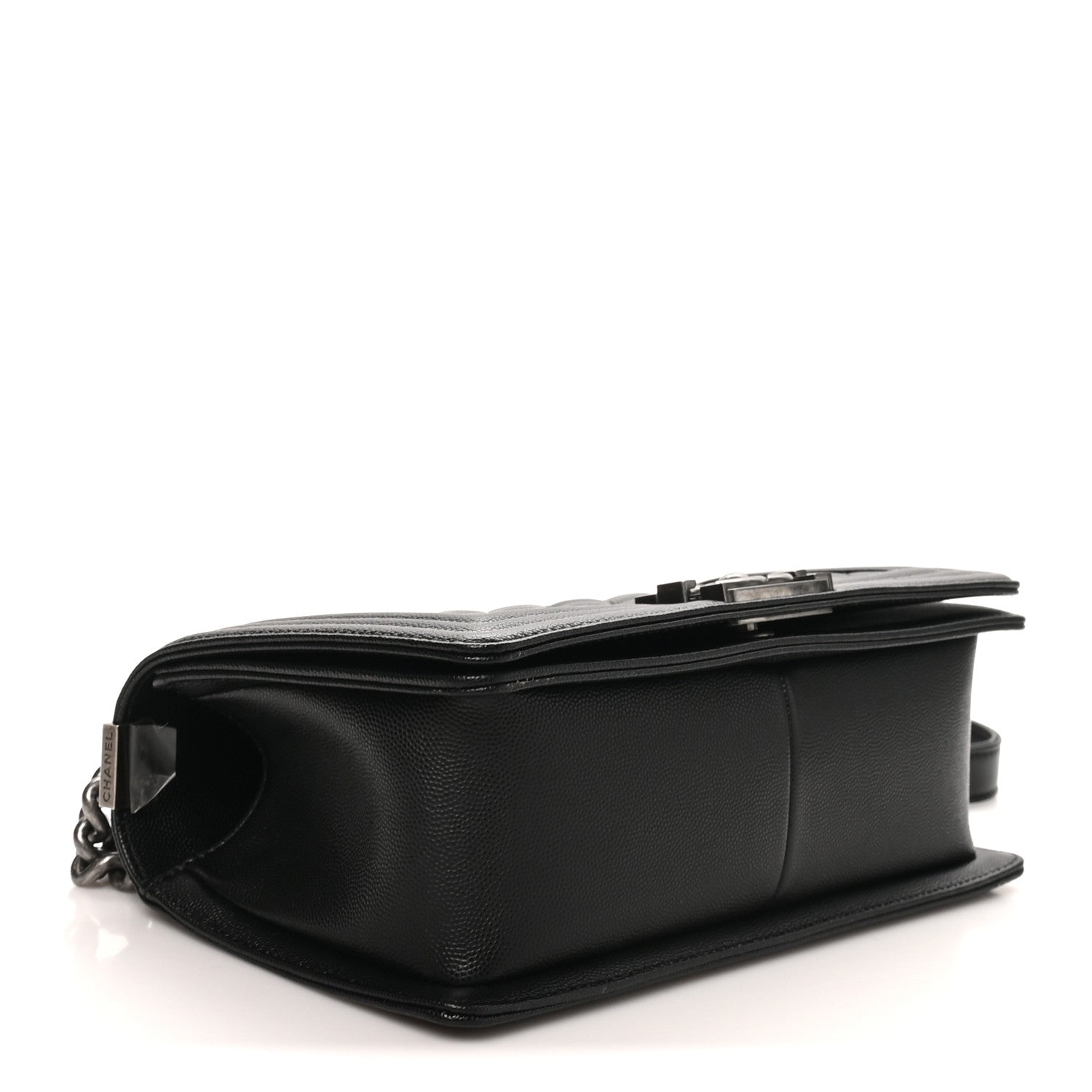 Caviar Quilted Medium Boy Flap Black — view 4