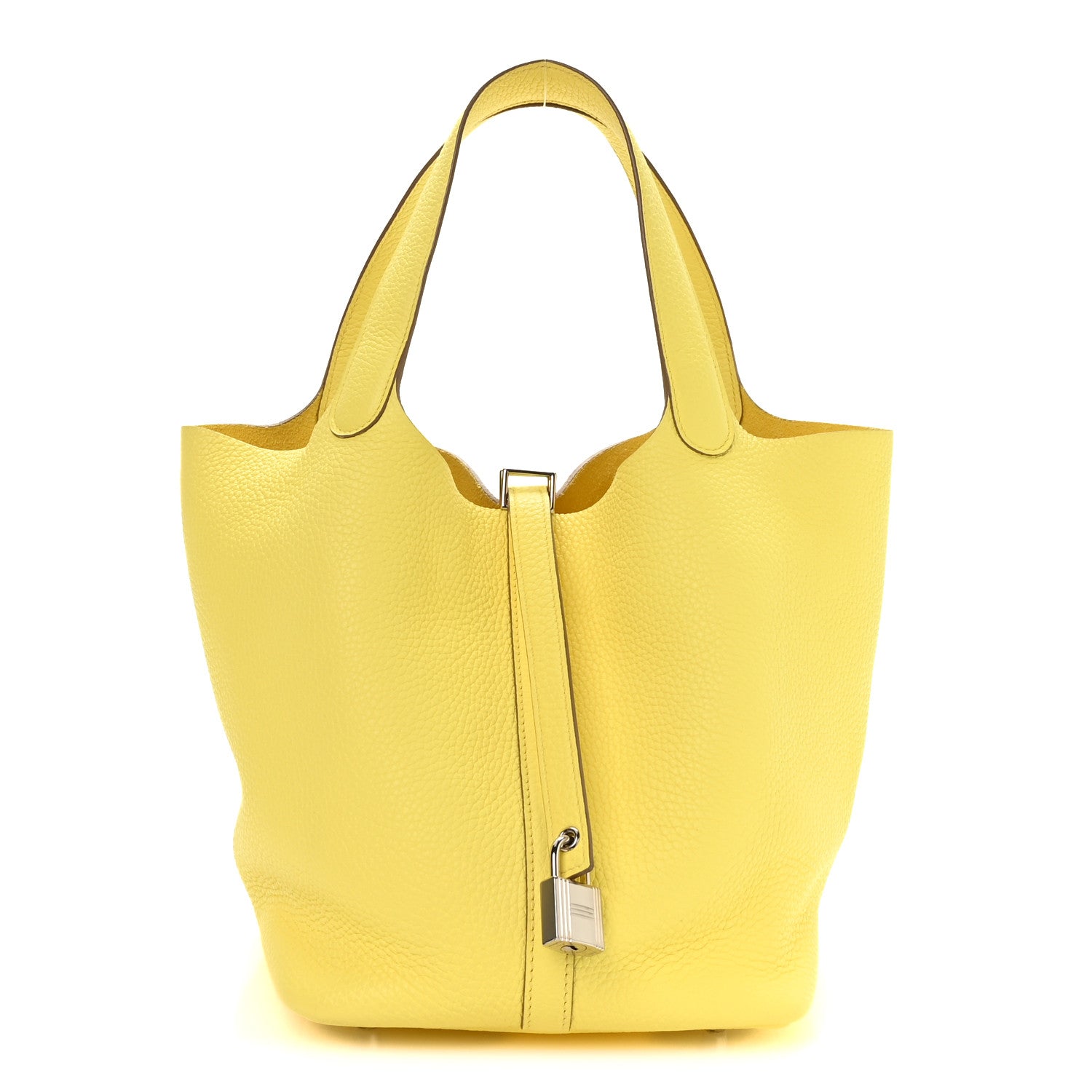 Taurillon Clemence Picotin Lock 22 MM Limoncello