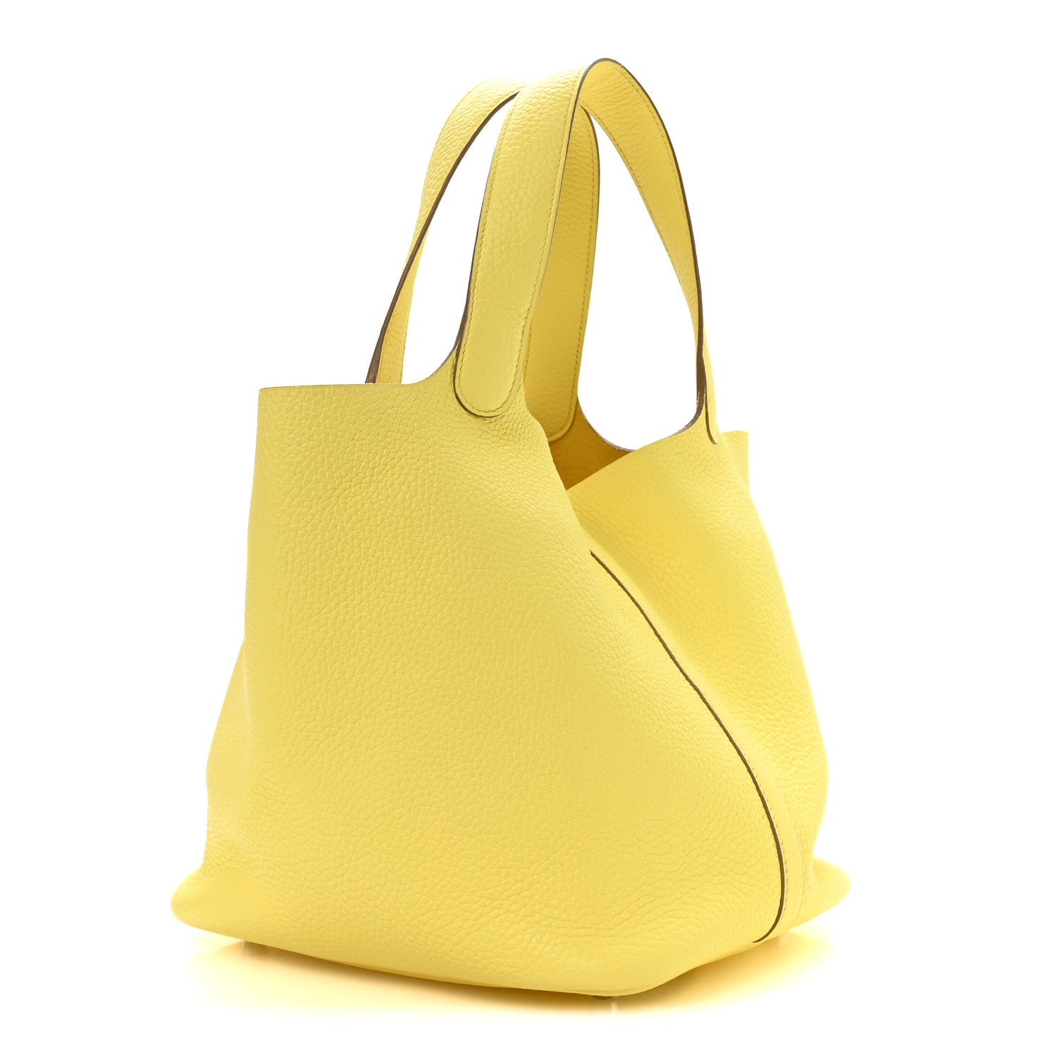 Taurillon Clemence Picotin Lock 22 MM Limoncello — view 3
