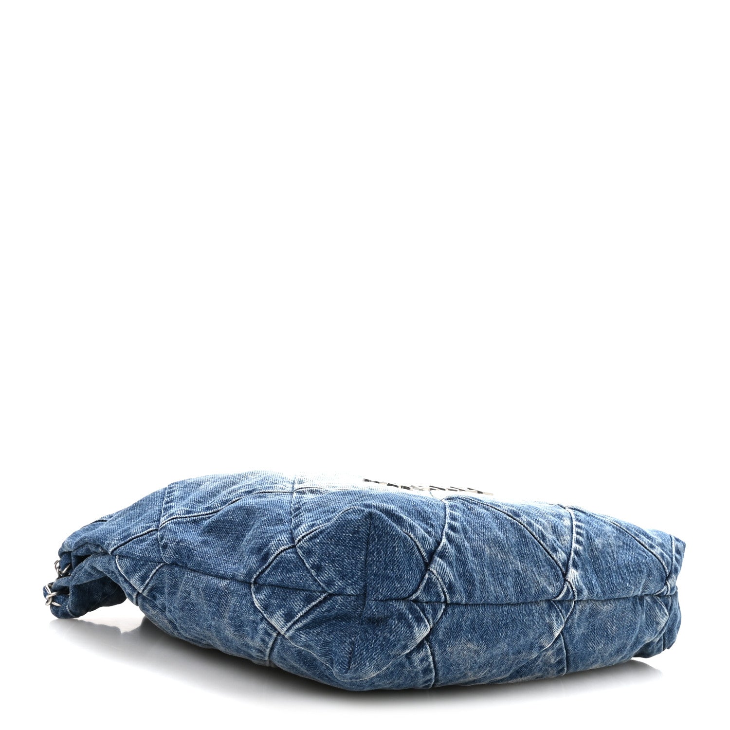 Denim Quilted Small Chanel 22 Blue — view 5