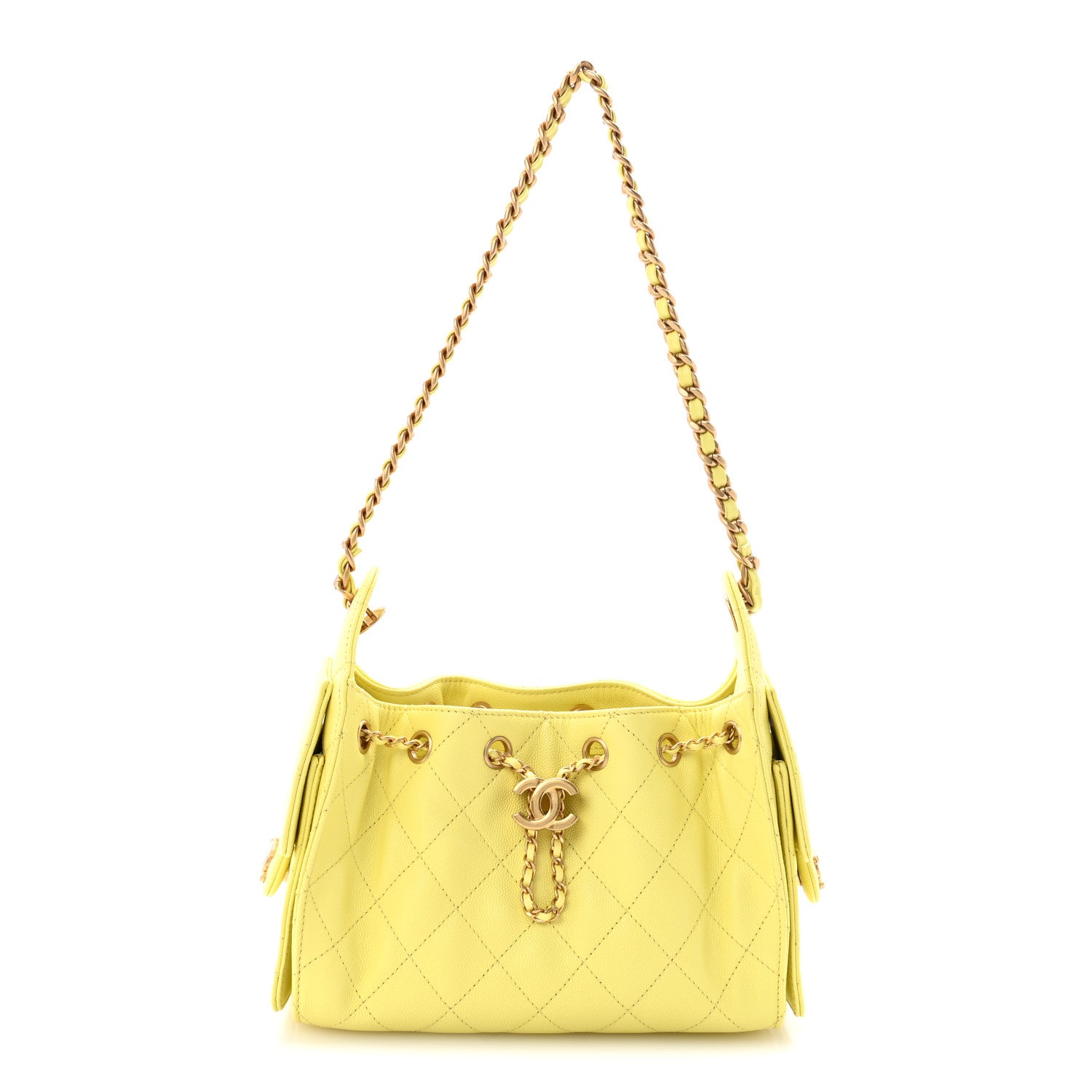 Caviar Quilted Mini Chanel 25 Handbag