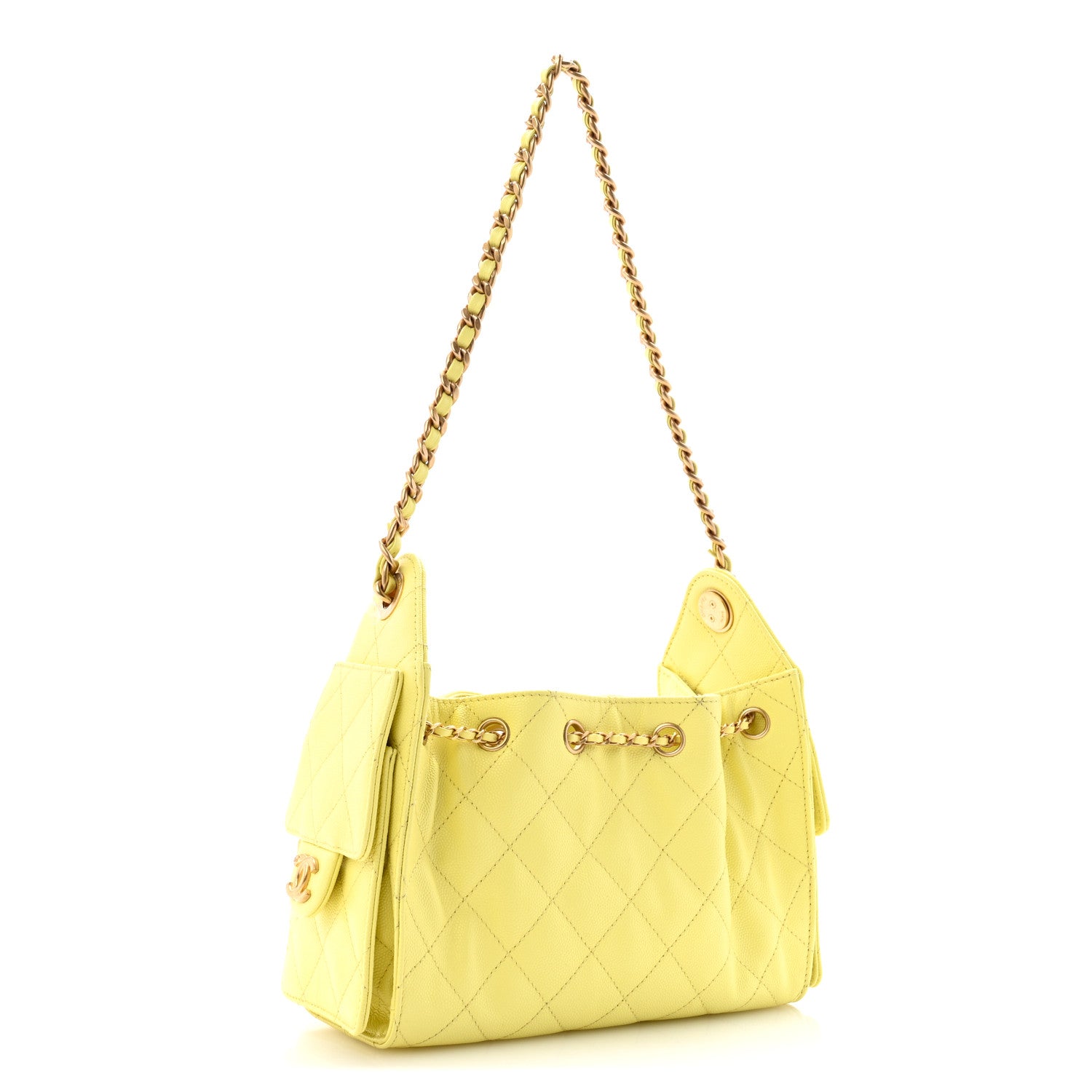 Caviar Quilted Mini Chanel 25 Handbag — view 3