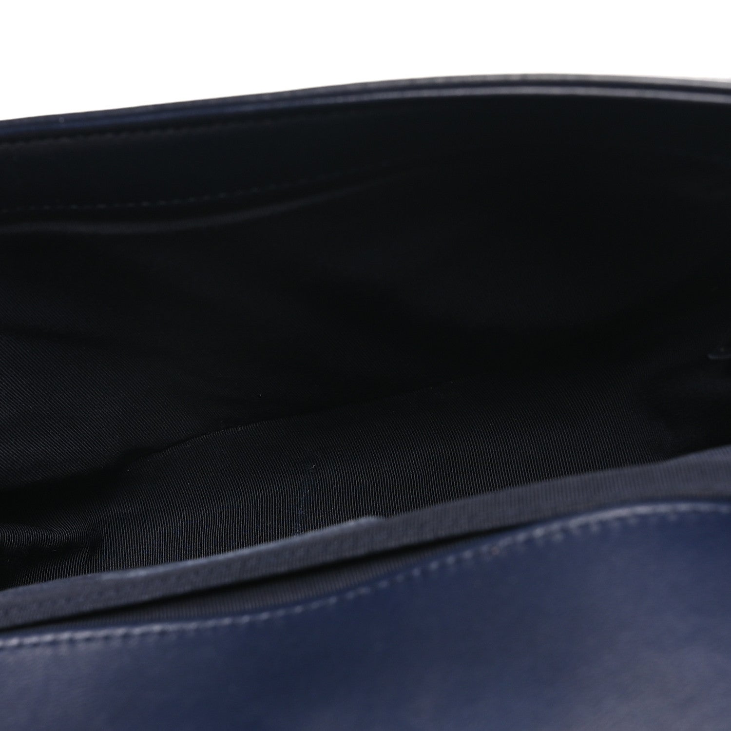 Lambskin Quilted Medium Boy Flap  Dark Navy — view 5