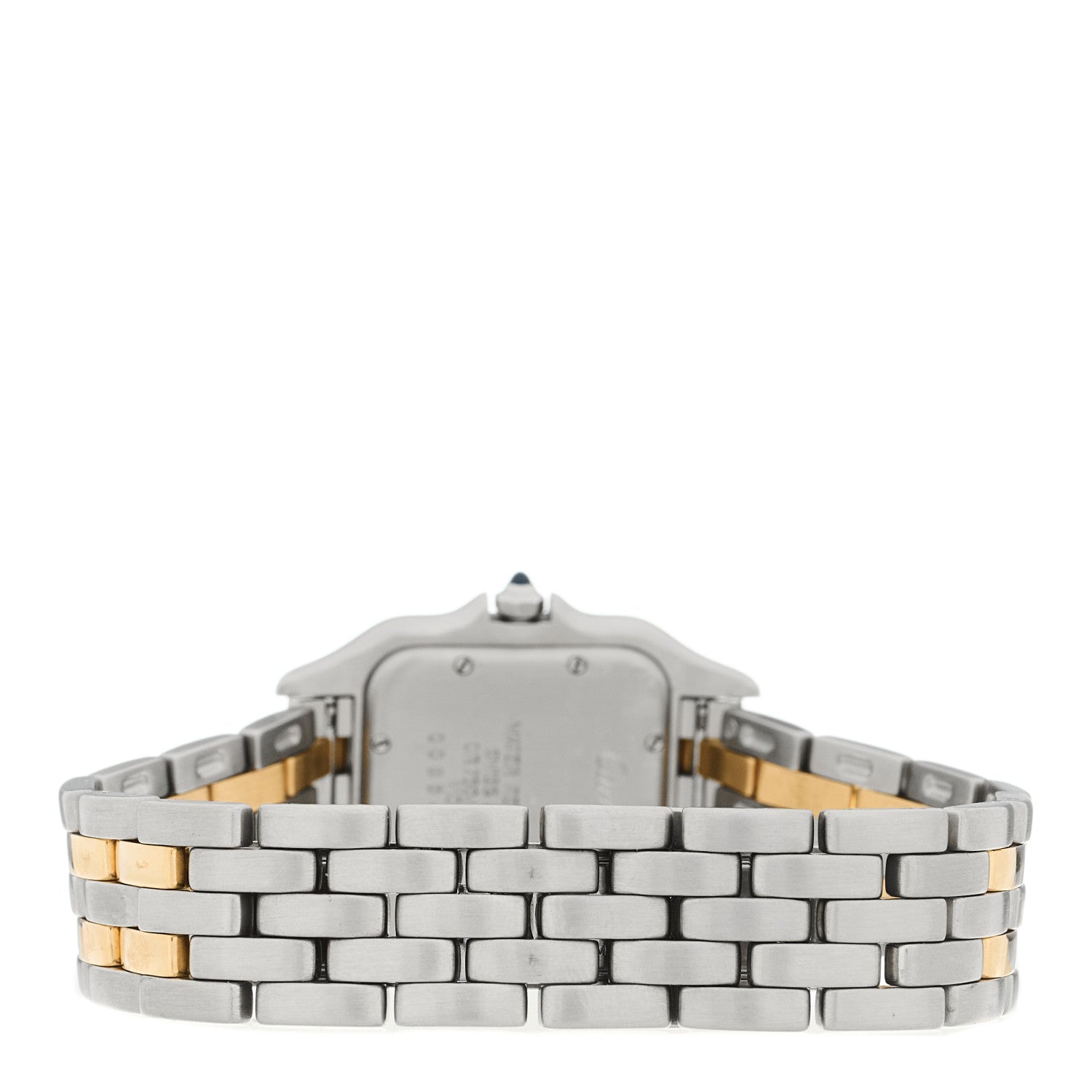 Stainless Steel 18K Yellow Gold 27mm Panthere Quartz Watch — view 3