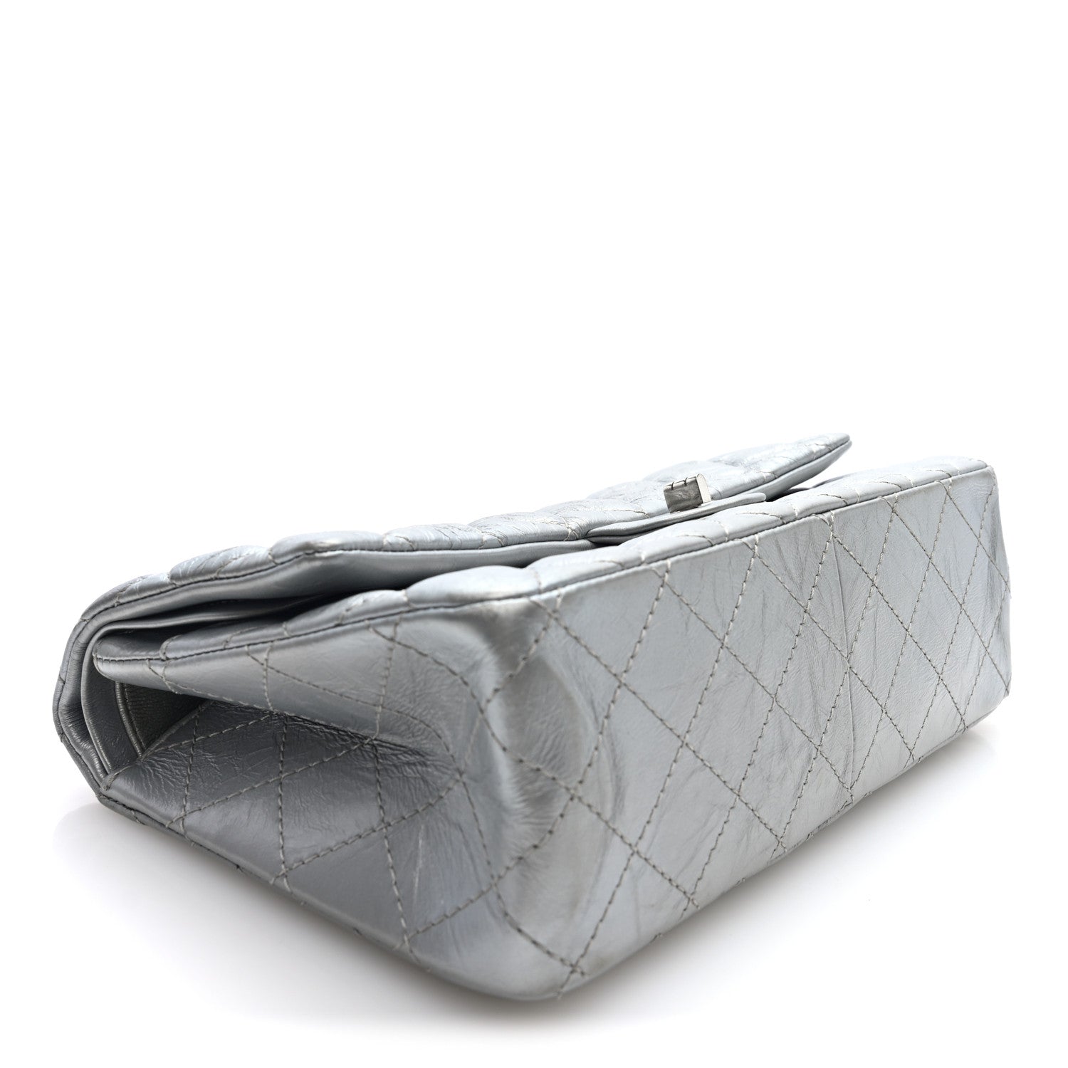 Metallic Lambskin Quilted 2.55 Reissue 226 Flap Silver — view 4