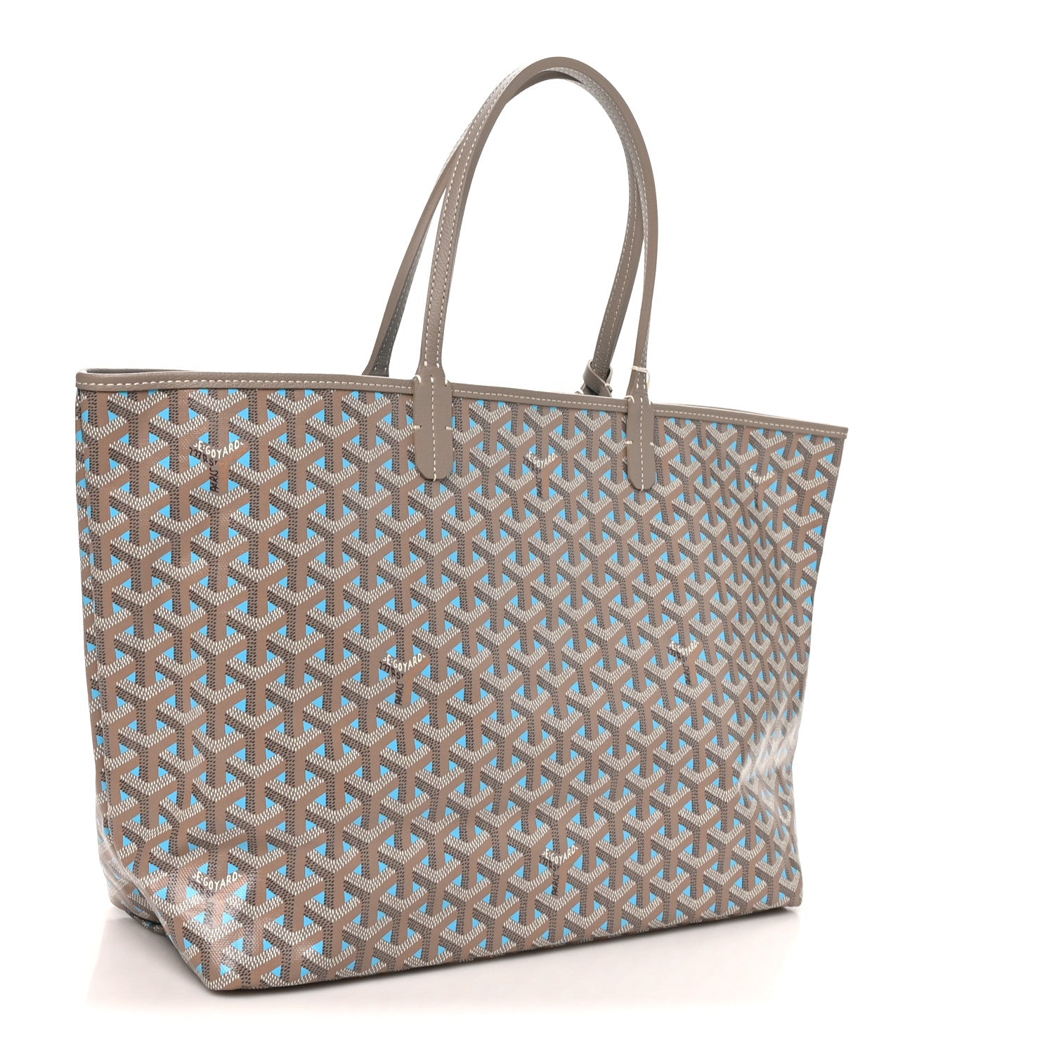 Goyardine Saint Louis Claire Voie PM Grege Turquoise — view 4