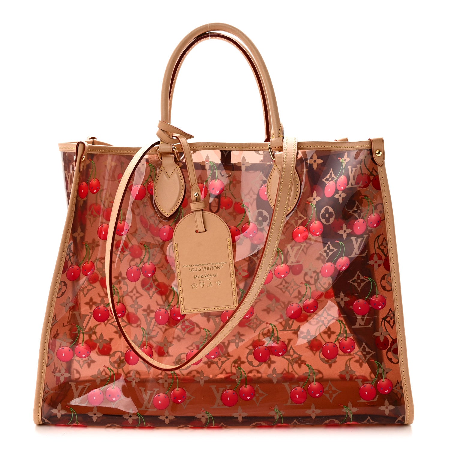 LV X TM Crystal Monogram Cerises Onthego GM