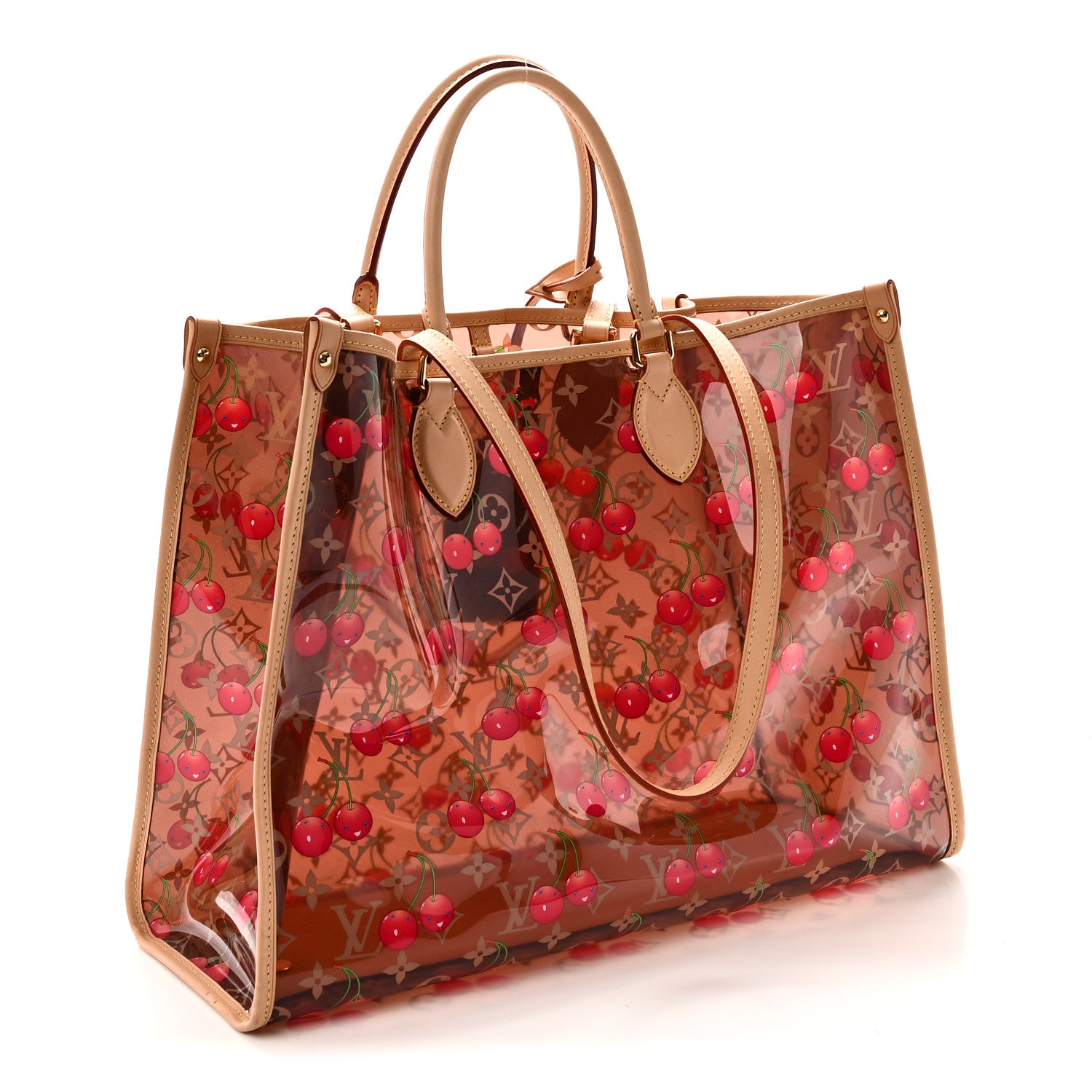 LV X TM Crystal Monogram Cerises Onthego GM — view 4