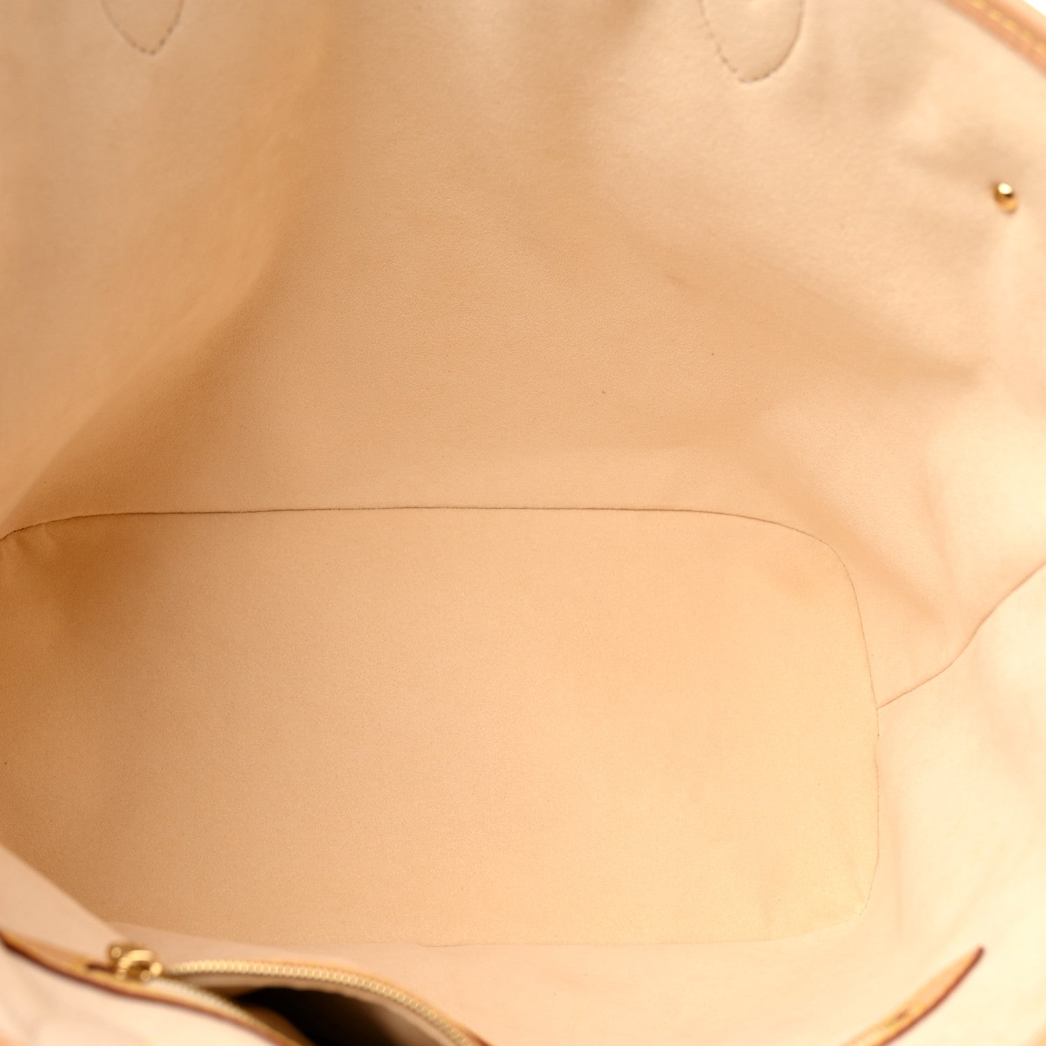 LV X TM Monogram Multicolor Neverfull MM White — view 5