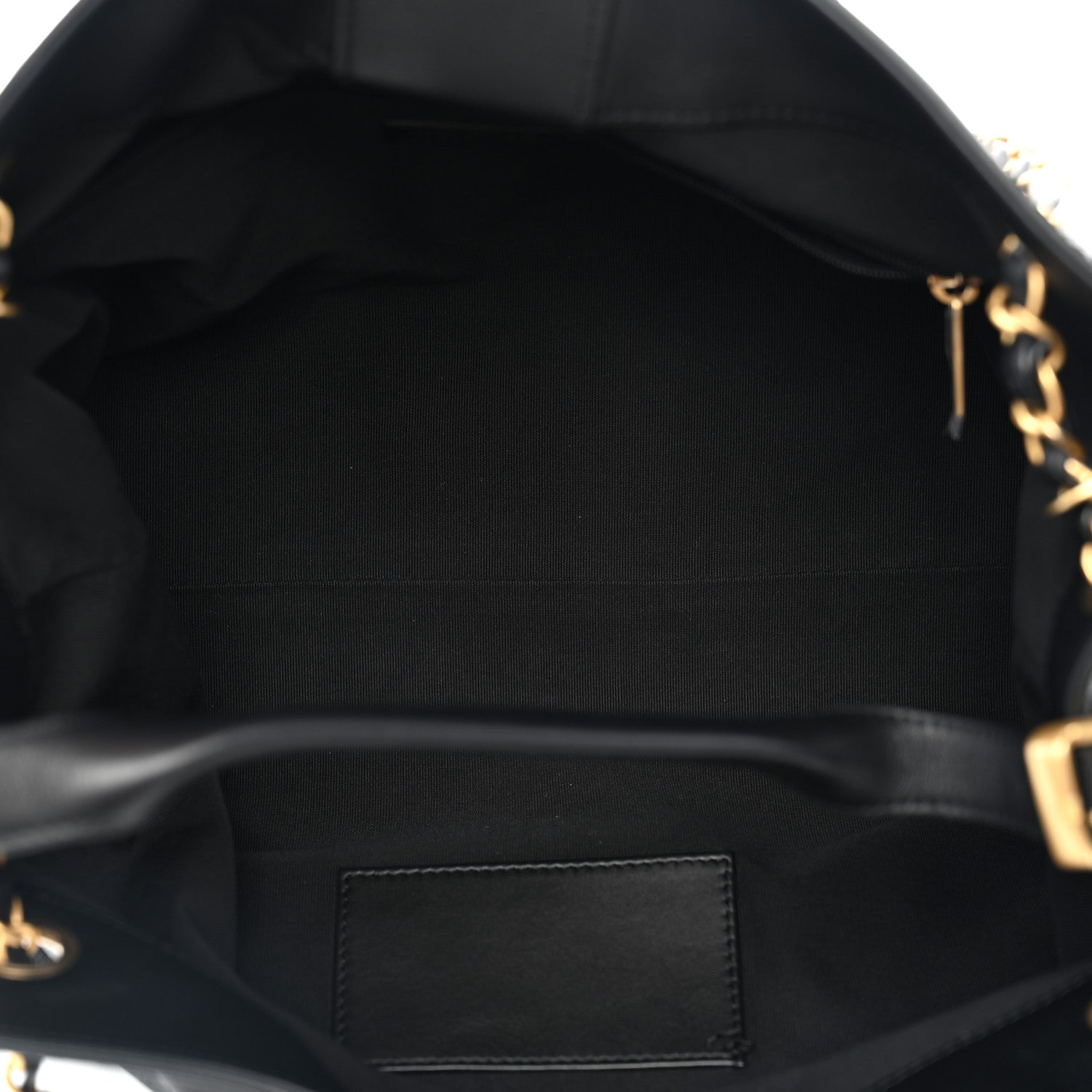 Calfskin Quilted Small Coco Base Shopping Bag Black — view 5