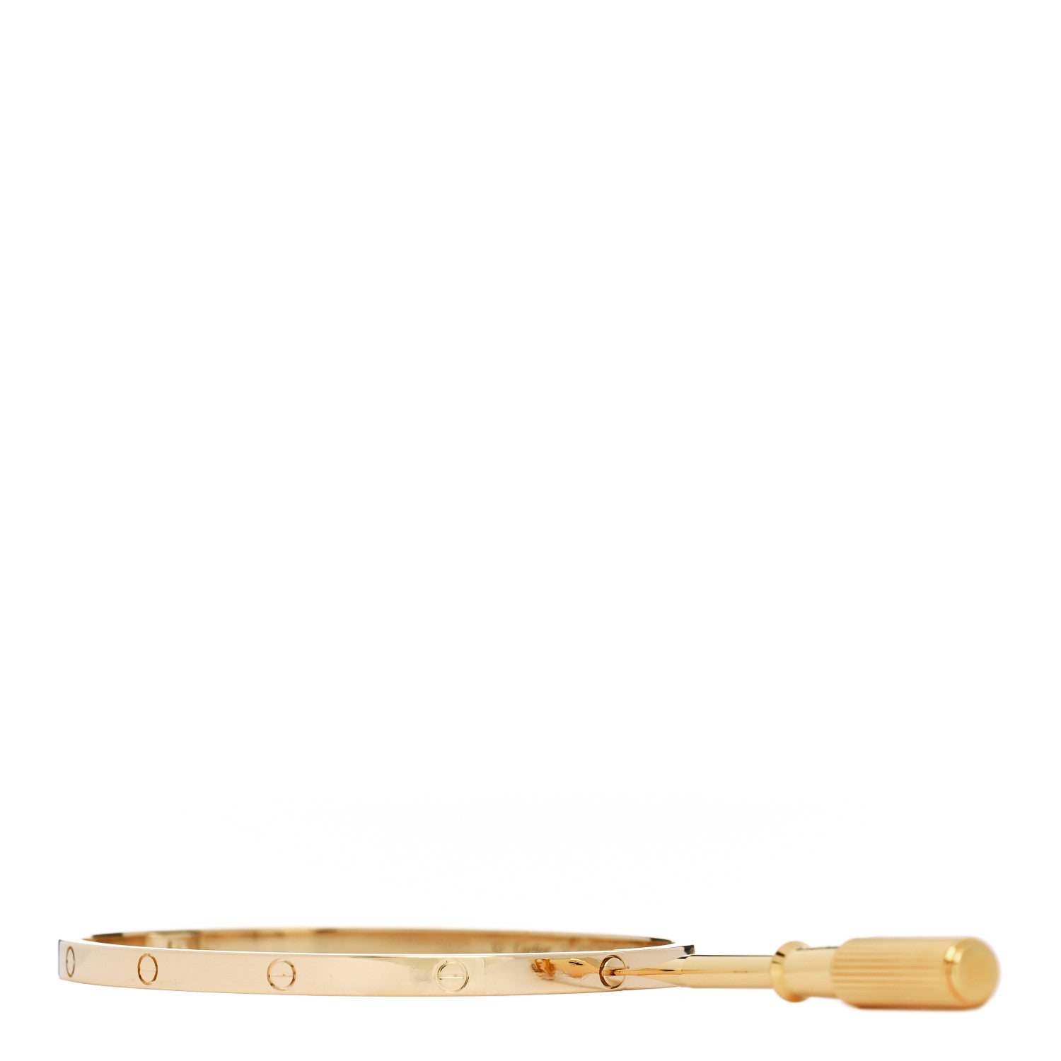 18K Yellow Gold Small LOVE Bracelet 18 — view 3