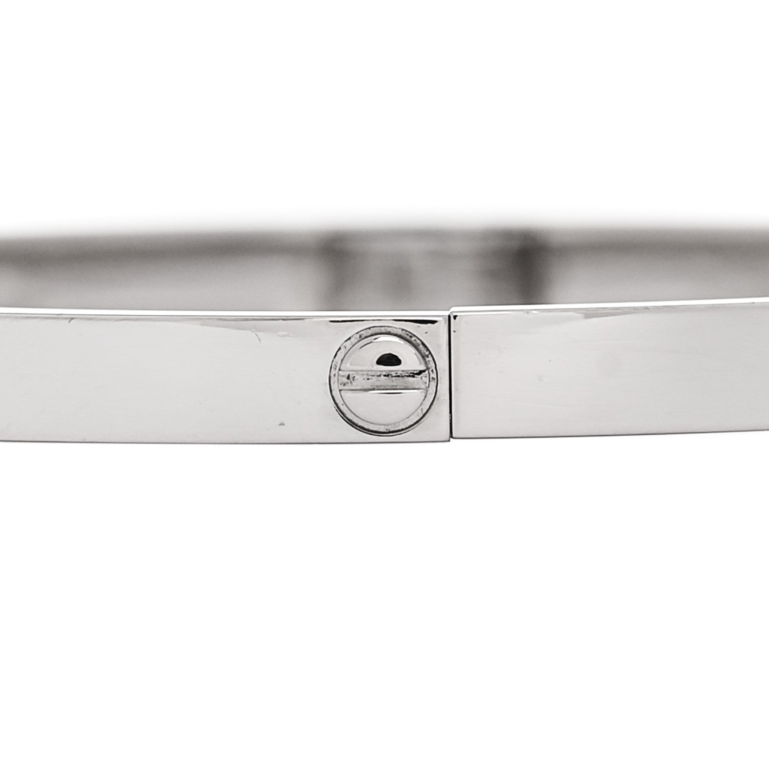 18K White Gold Small LOVE Bracelet 16 — view 4