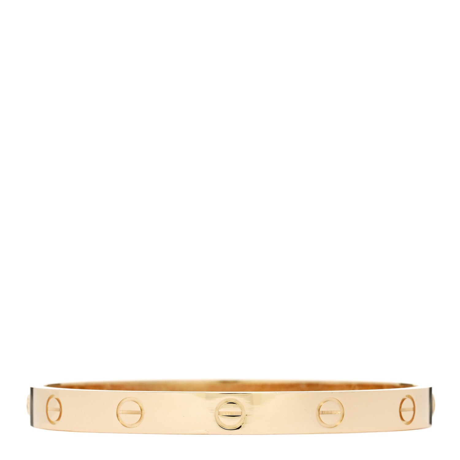 18K Yellow Gold LOVE Bracelet 17