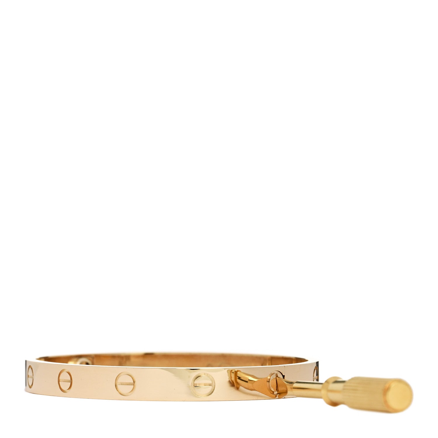 18K Yellow Gold LOVE Bracelet 17 — view 3