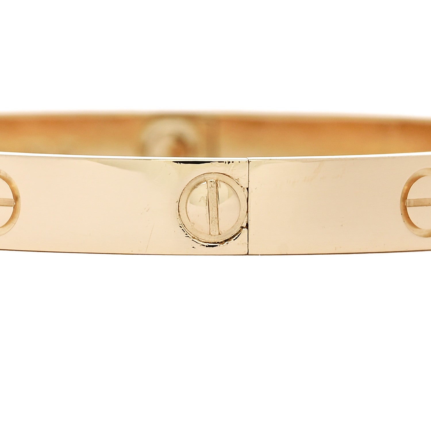 18K Yellow Gold LOVE Bracelet 17 — view 5