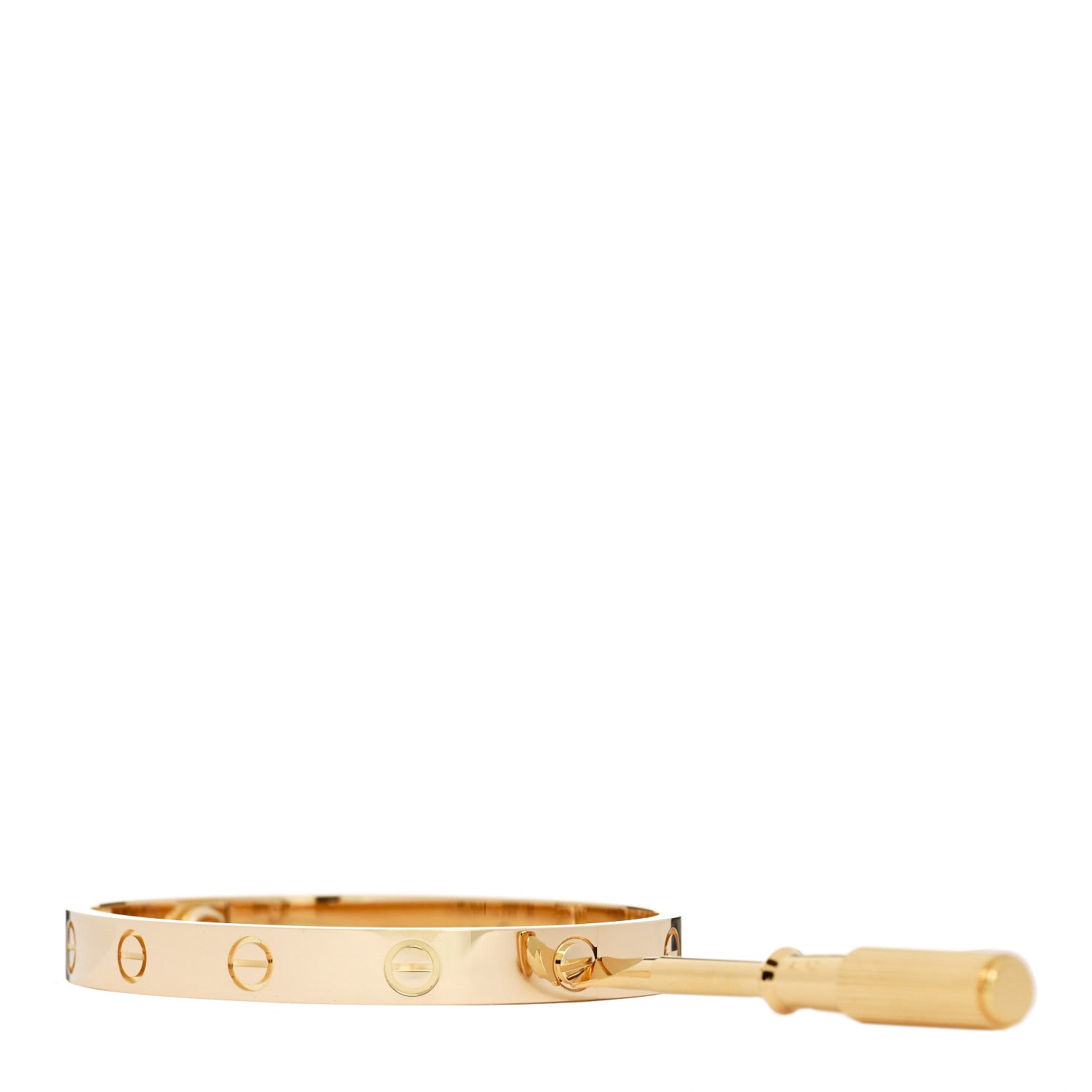 18K Yellow Gold LOVE Bracelet 16 — view 3