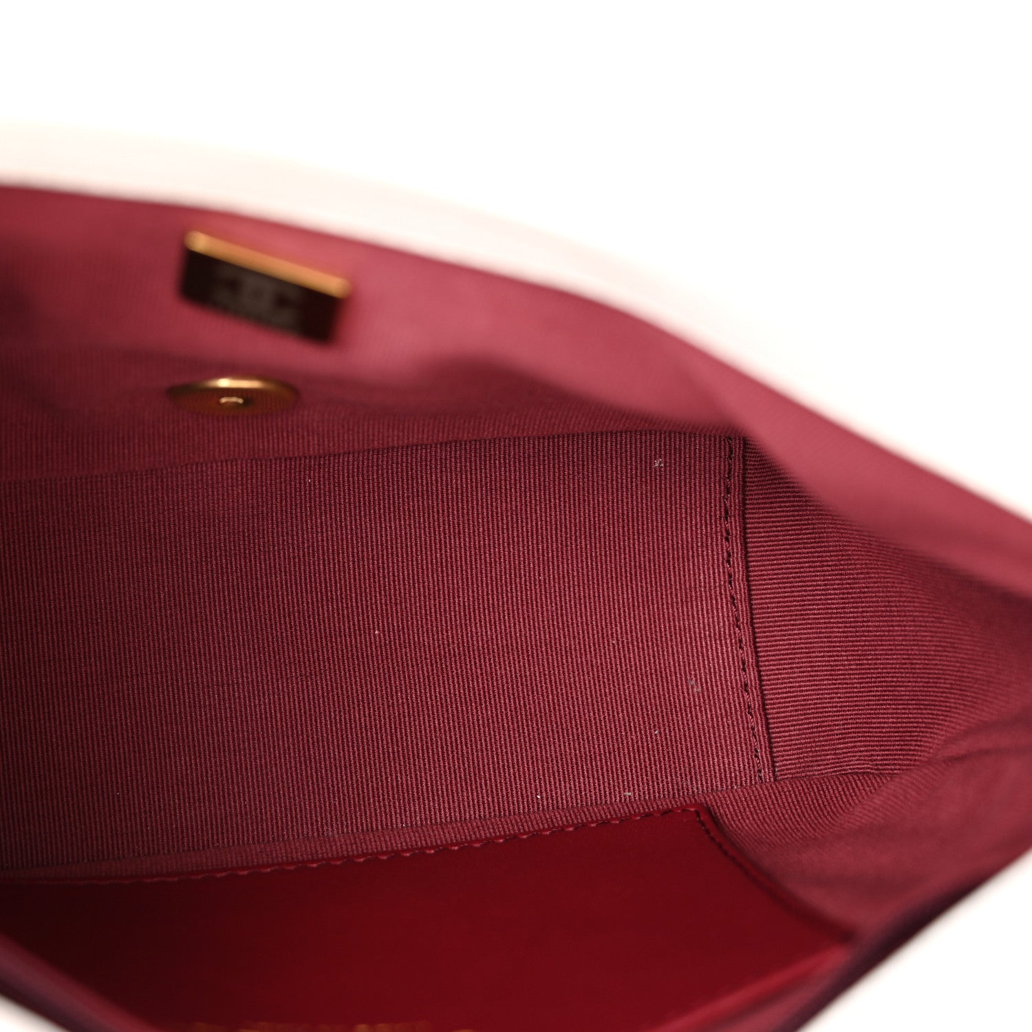 Calfskin Quilted Top Handle Flap White — view 5