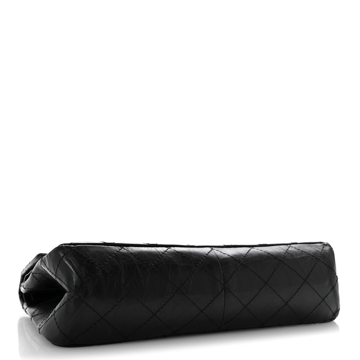 Aged Calfskin Quilted 2.55 Reissue 227 Flap Black — view 4