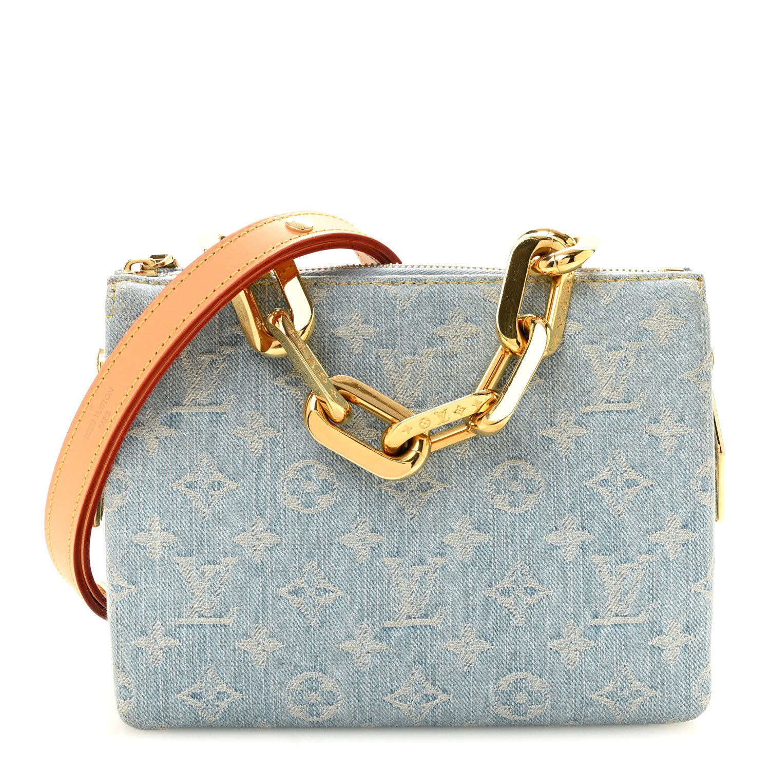 Monogram Denim Coussin BB Sky Blue