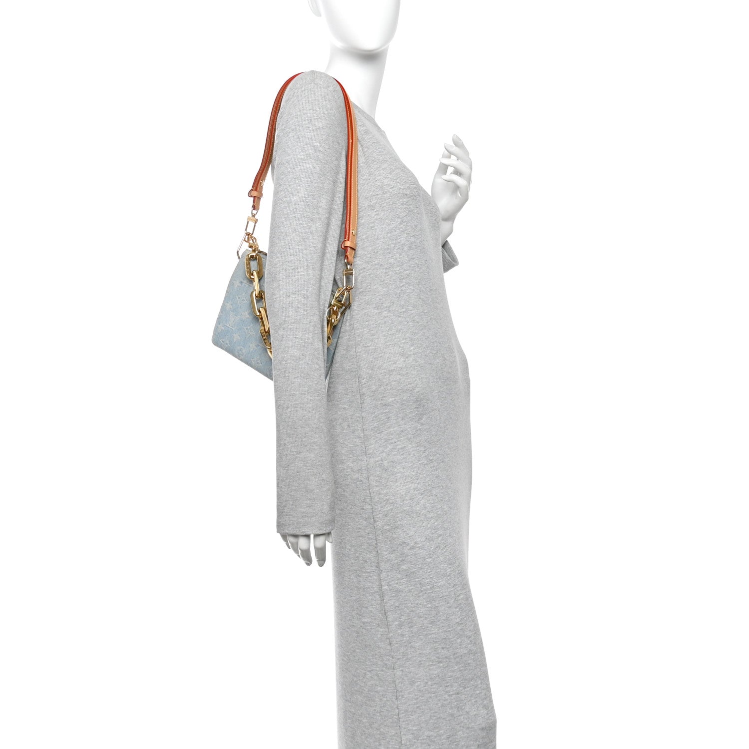 Monogram Denim Coussin BB Sky Blue — view 2
