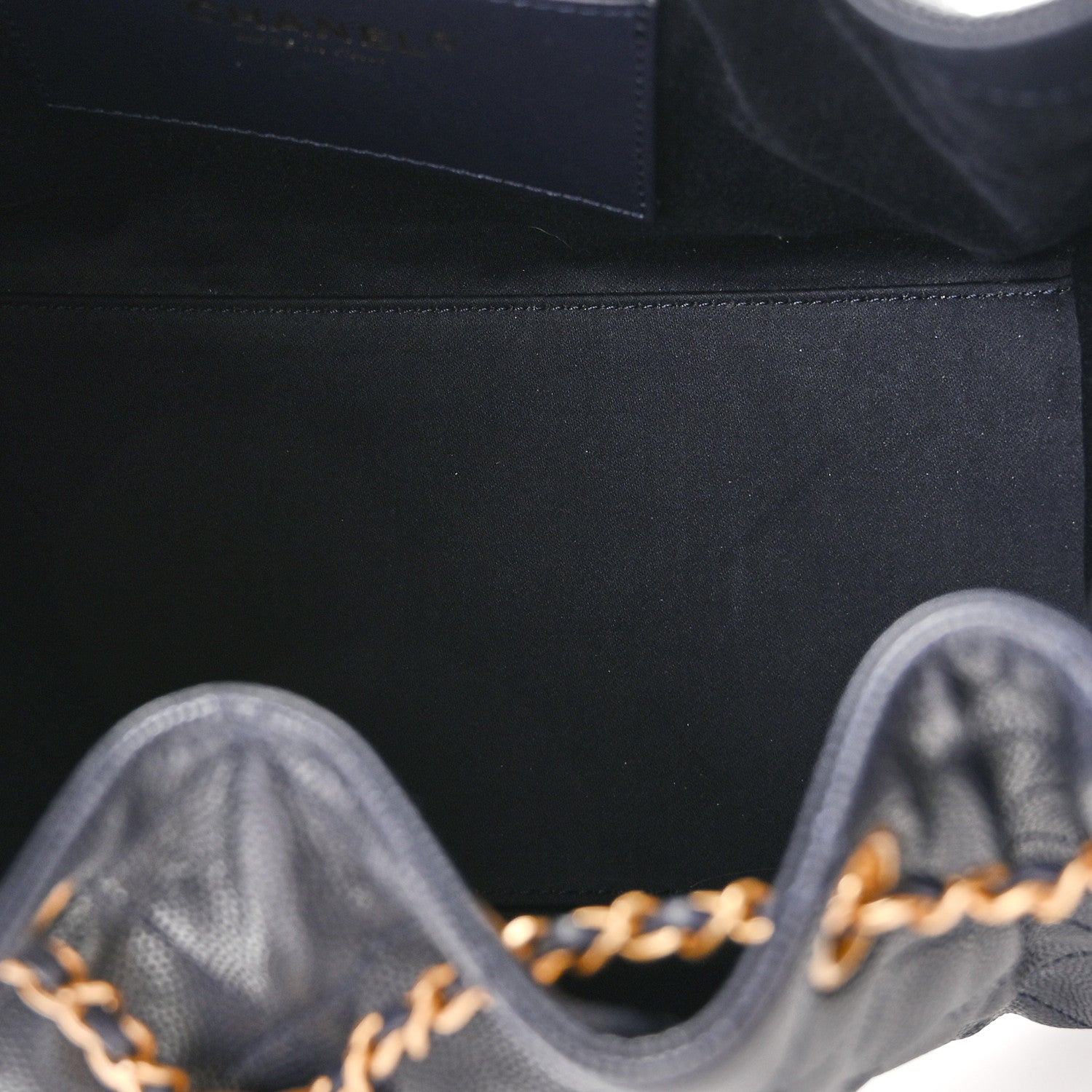 Caviar Quilted Small Chanel 25 Handbag Dark Navy — view 5