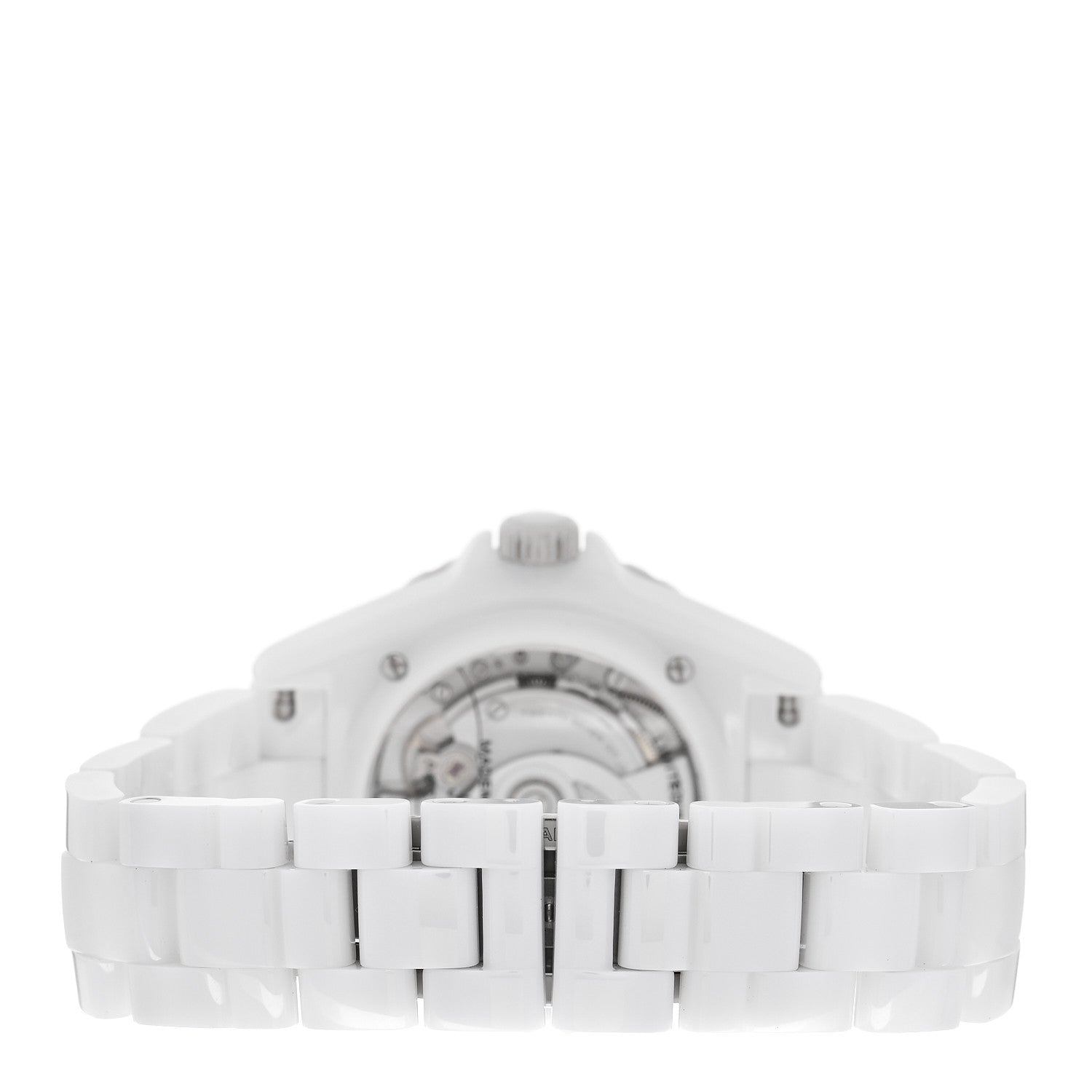 Stainless Steel Ceramic 38mm J12 Limited Edition Mademoiselle La Pausa Automatic Watch White — view 3