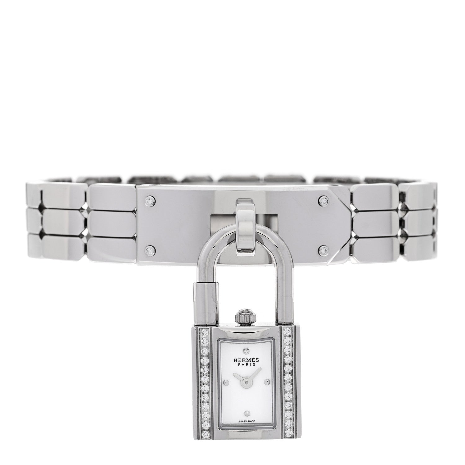 Stainless Steel Diamond 16mm Kelly Quartz Watch — view 2