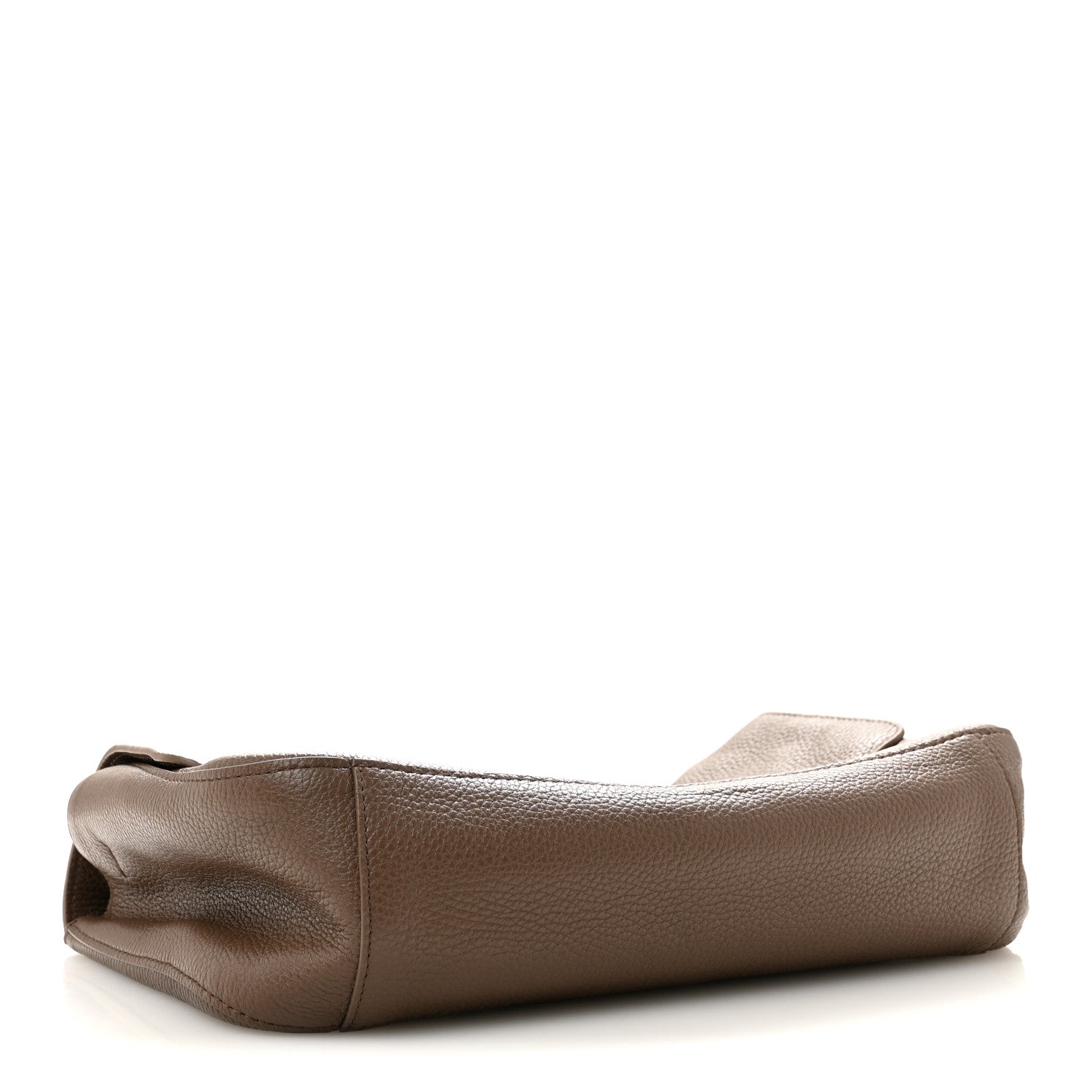Grained Calfskin Small Souplissimo Maxi Flap Light Brown — view 4