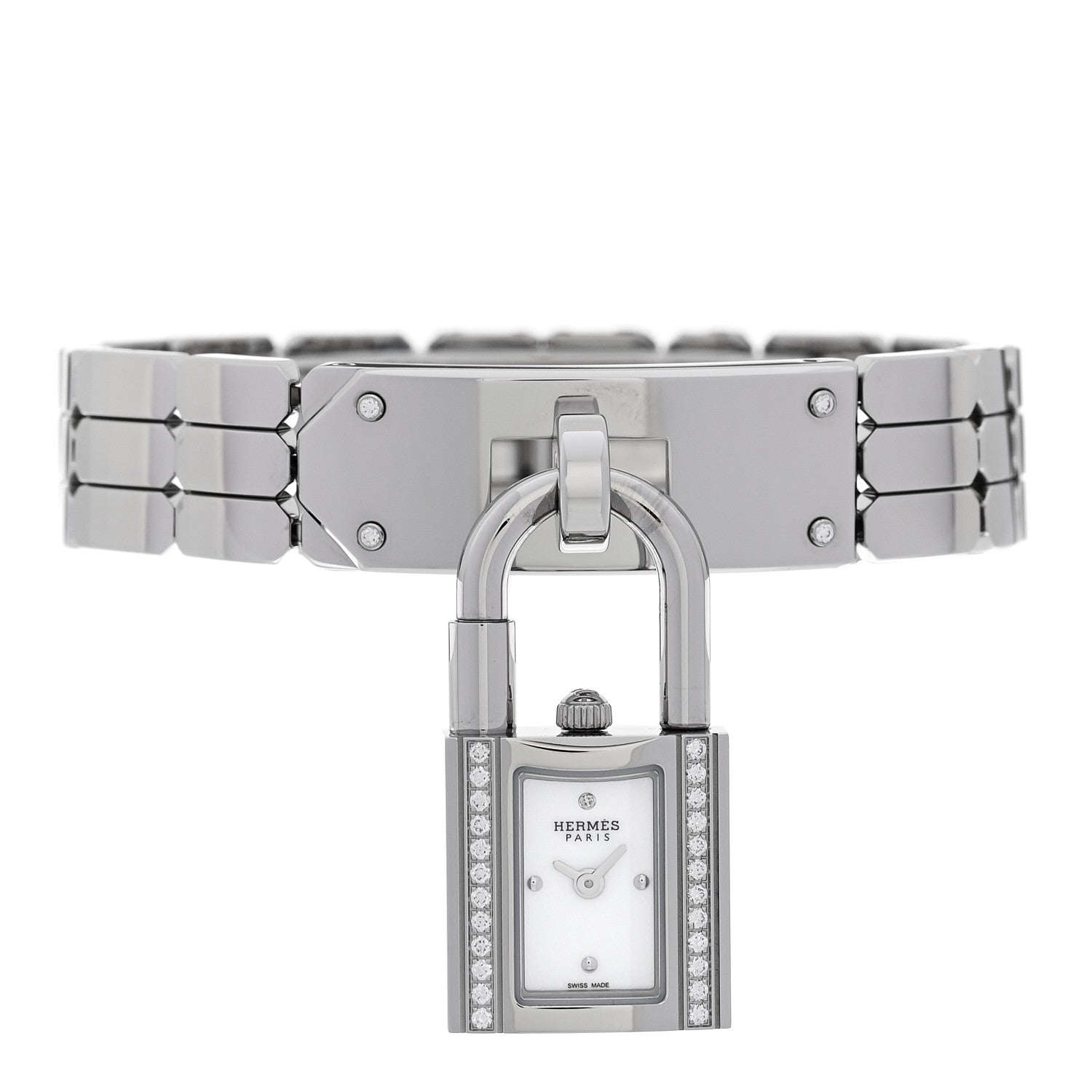 Stainless Steel Diamond 16mm Kelly Quartz Watch — view 2