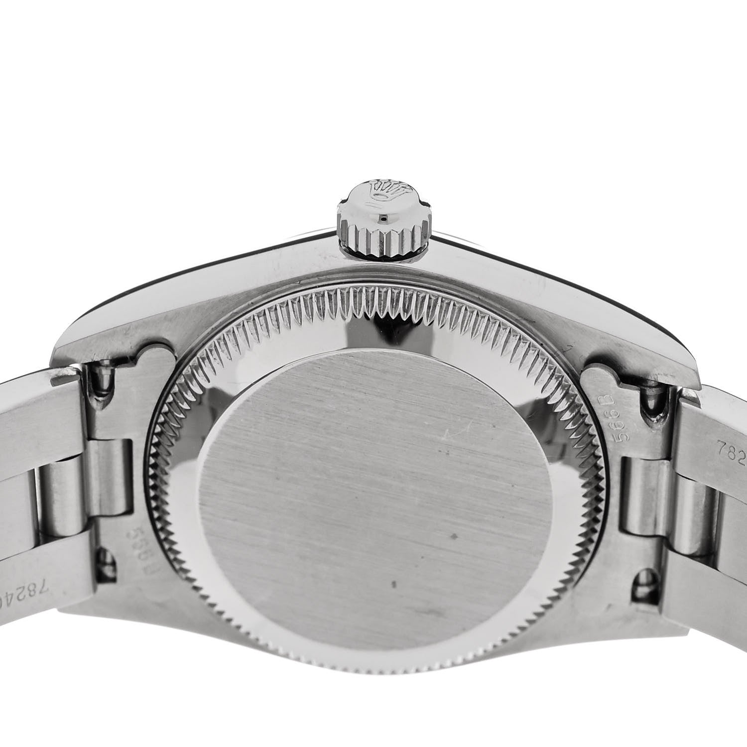 Stainless Steel 24mm Oyster Perpetual Watch Black 76080 — view 4