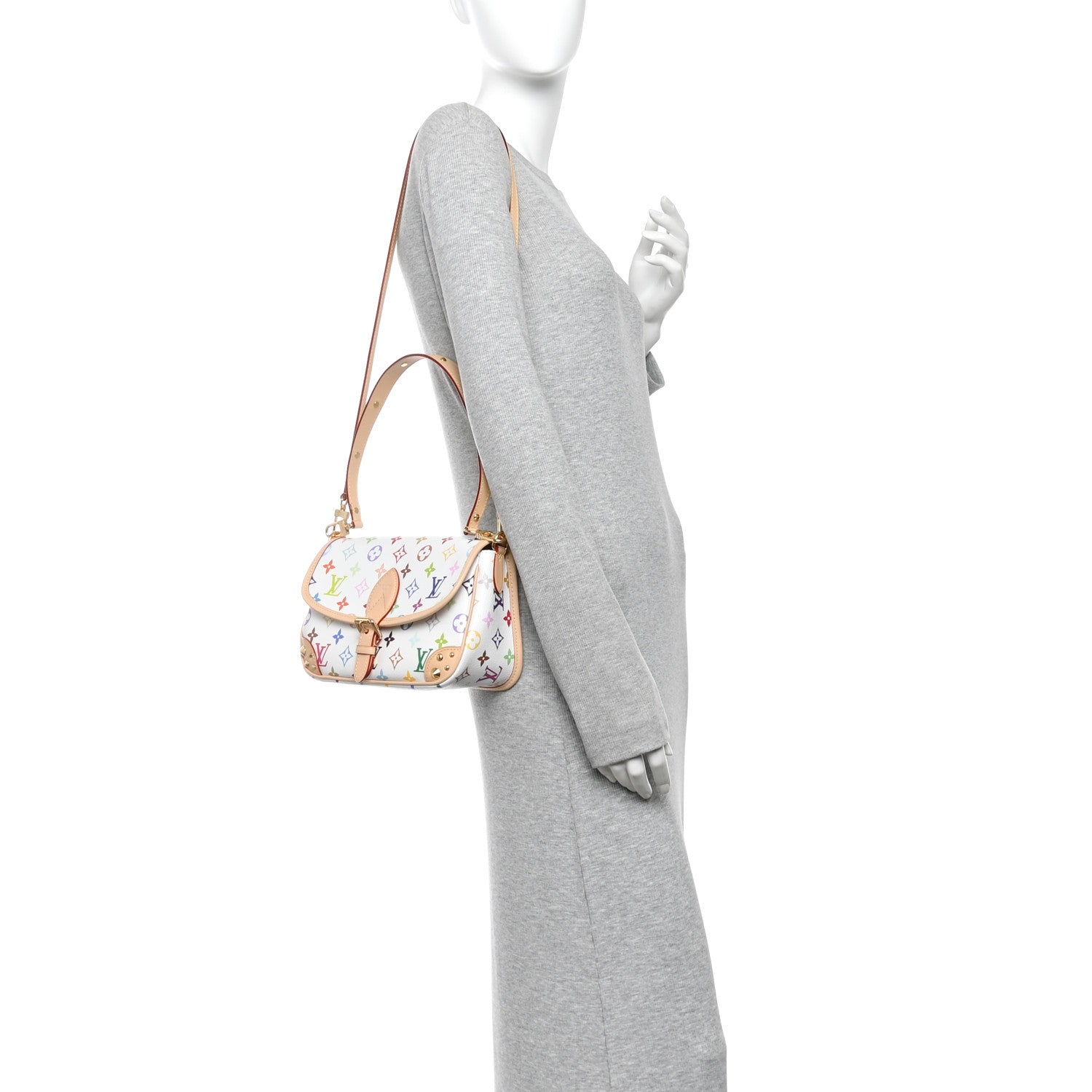 LV X TM Monogram Multicolor Diane White — view 2