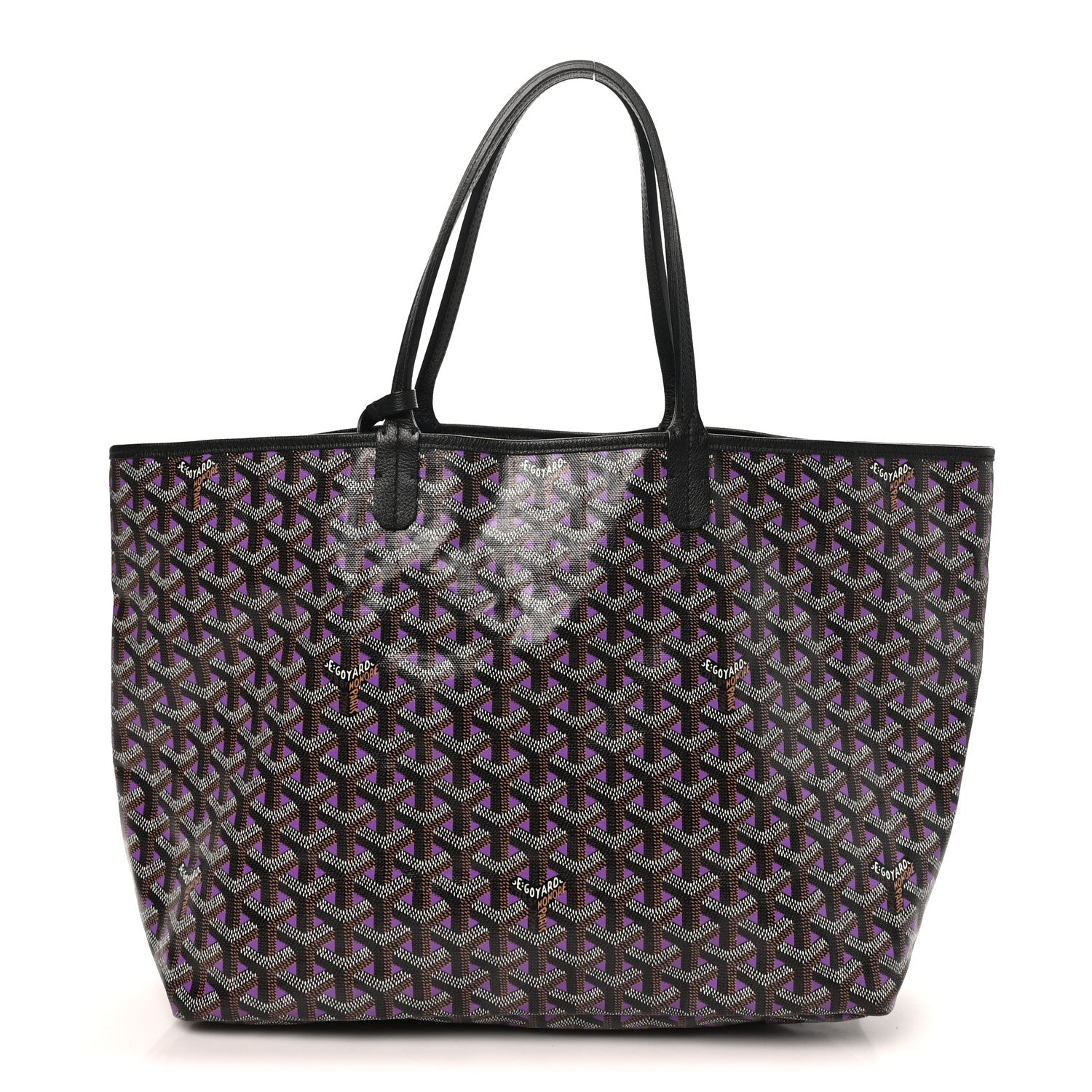 Goyardine Saint Louis Claire Voie PM Black Violet