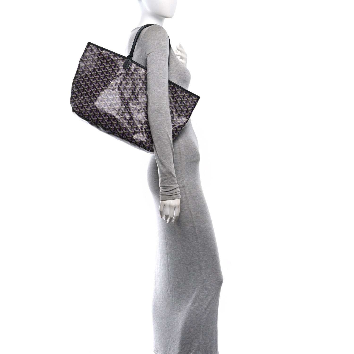 Goyardine Saint Louis Claire Voie PM Black Violet — view 2