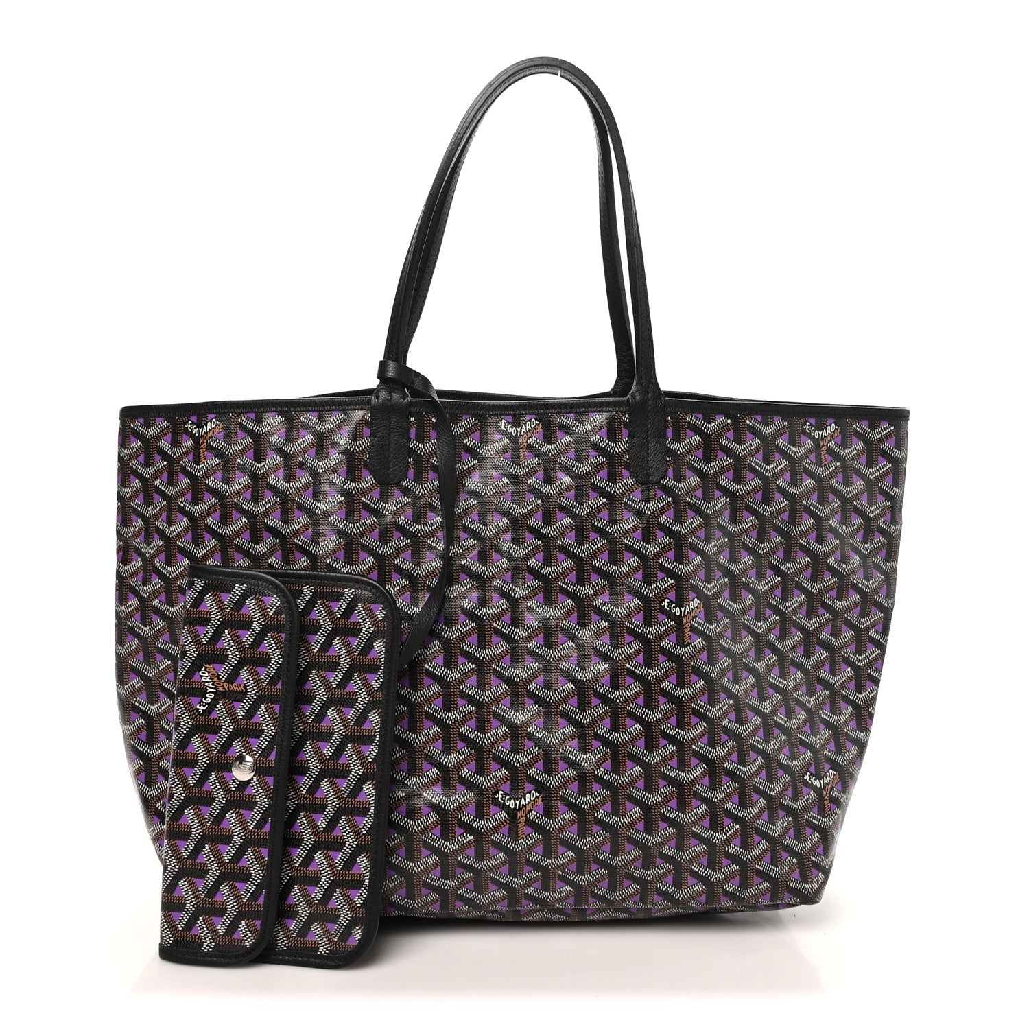 Goyardine Saint Louis Claire Voie PM Black Violet — view 3