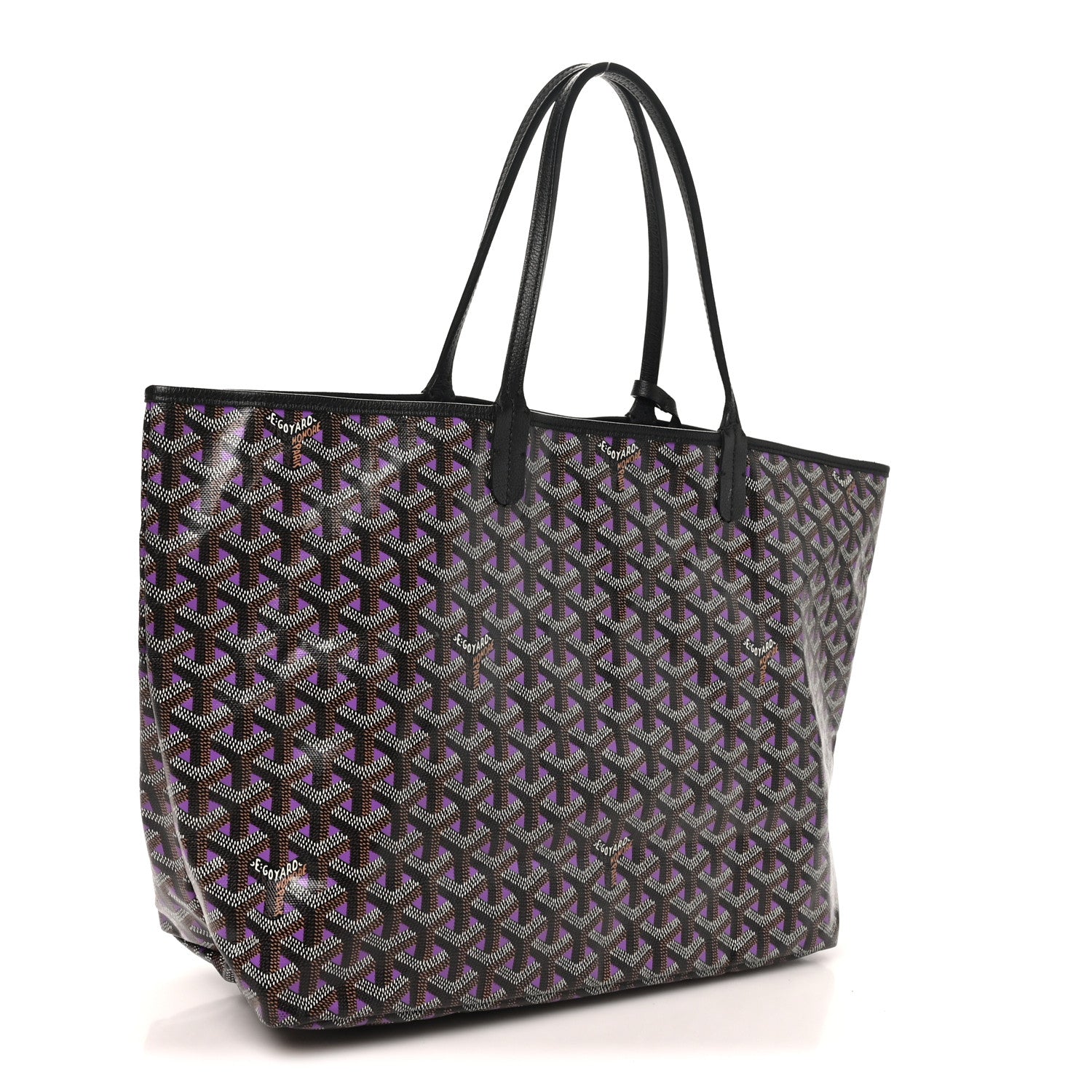 Goyardine Saint Louis Claire Voie PM Black Violet — view 4