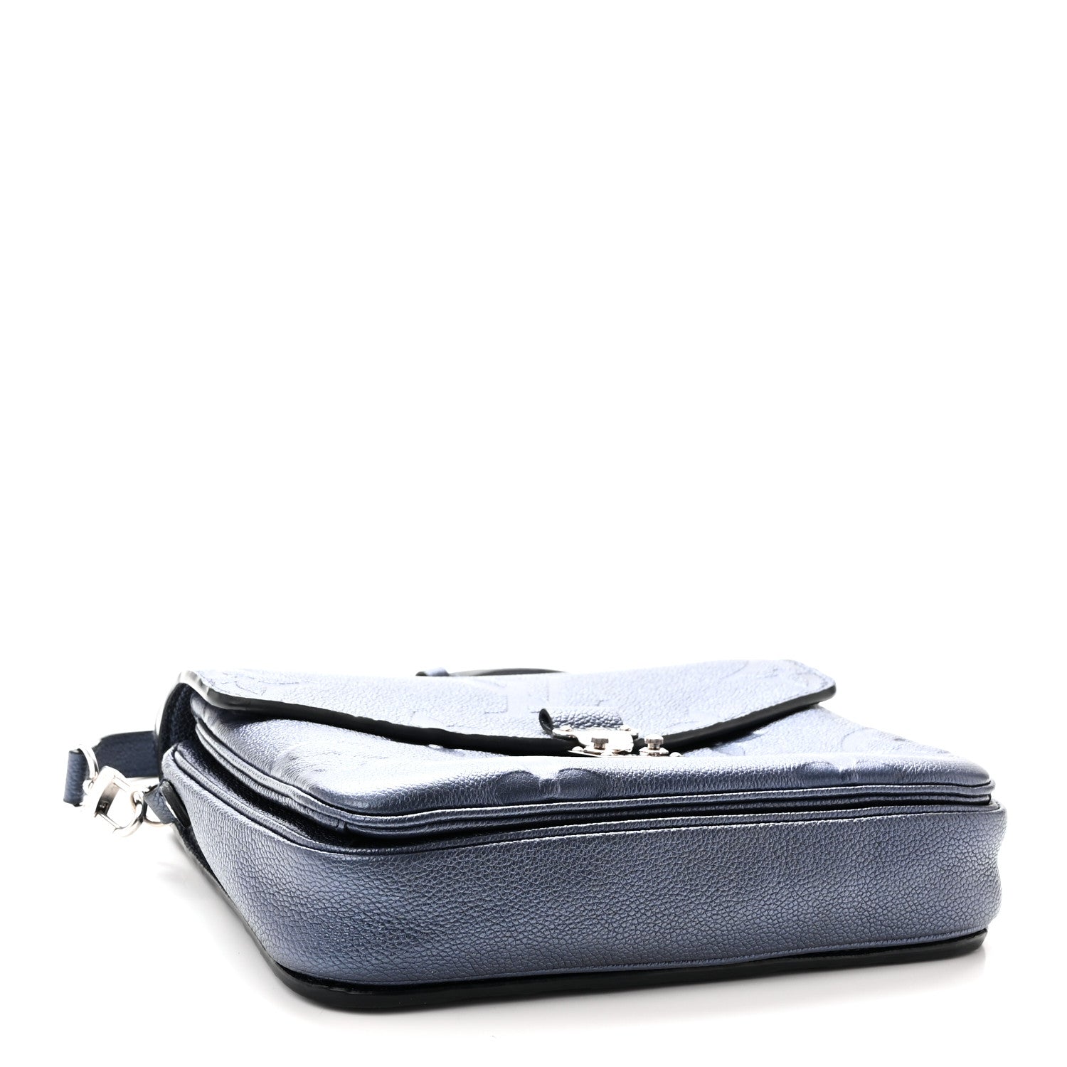 Metallic Empreinte Monogram Giant Pochette Metis Navy Nacre — view 4