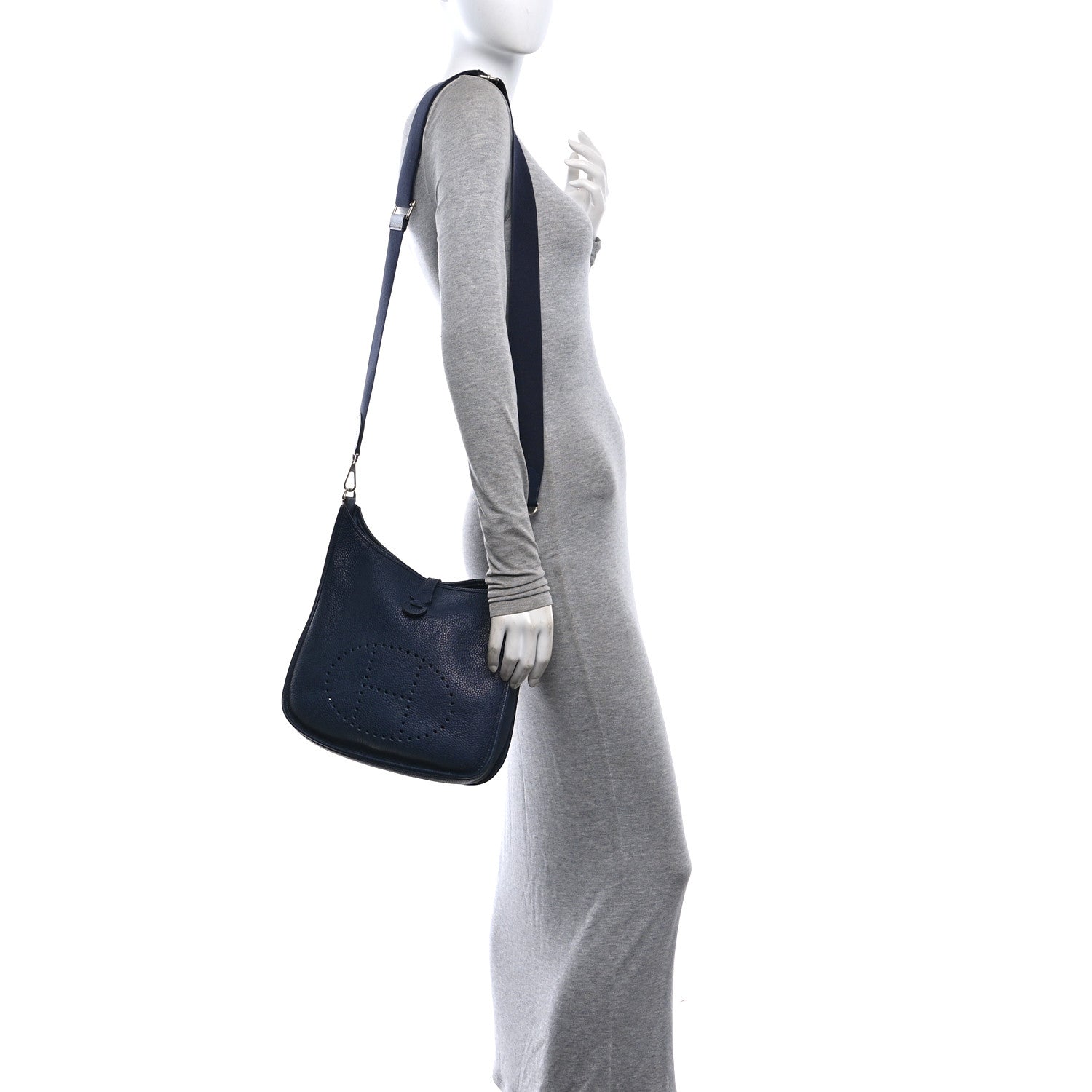 Taurillon Clemence Evelyne III PM Bleu Nuit — view 2