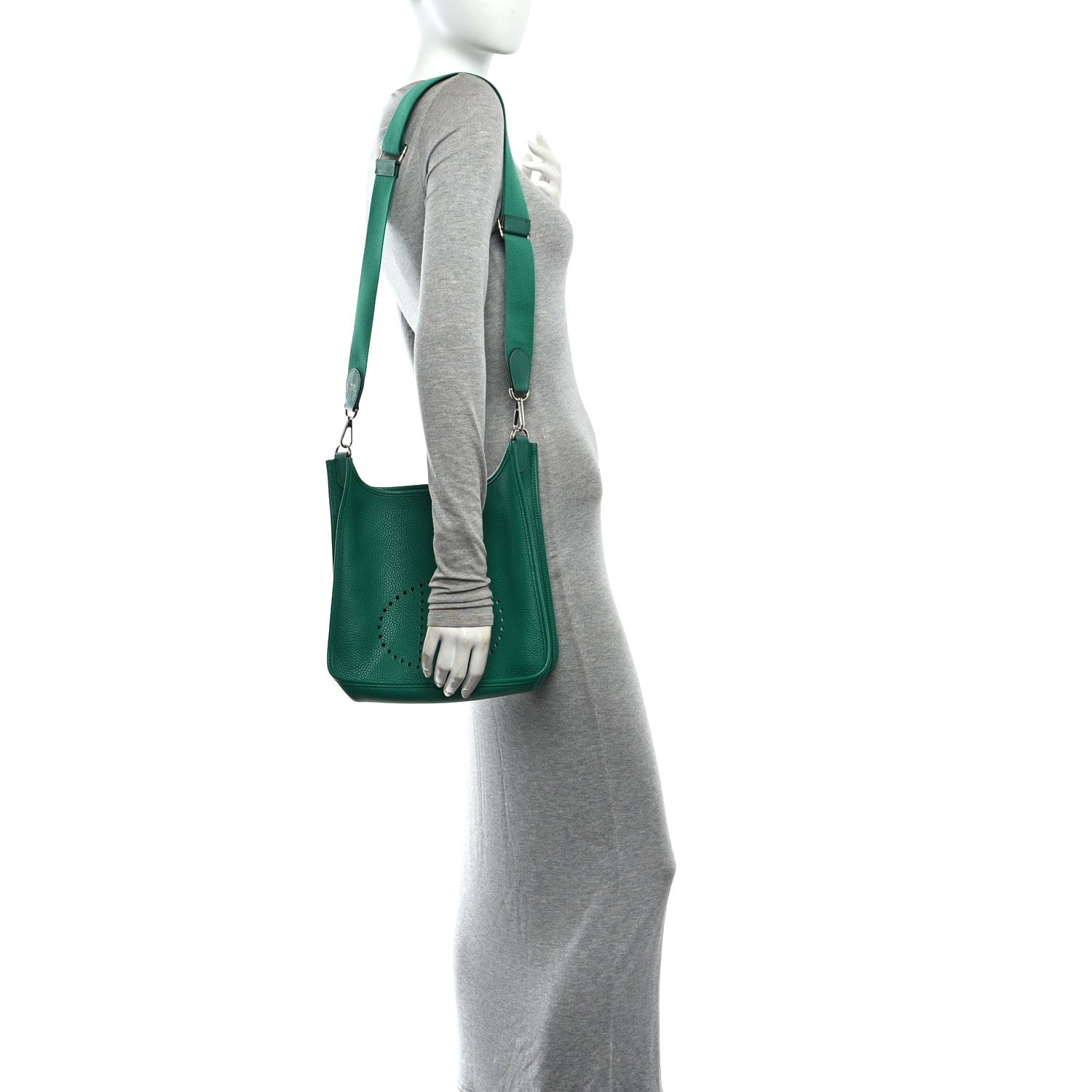 Taurillon Clemence Evelyne III PM Vert Vertigo — view 2